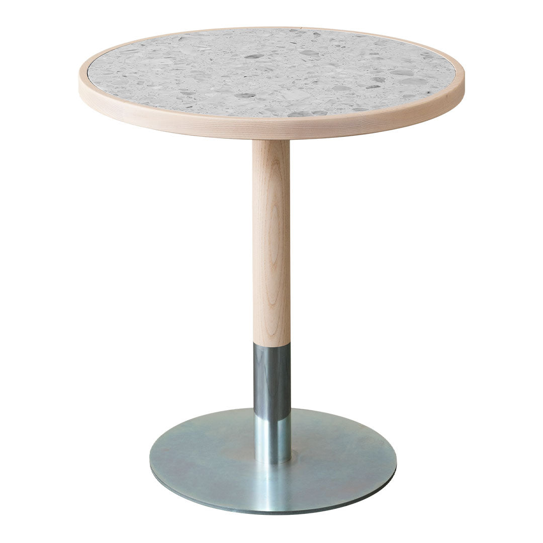 Briscola Round Cafe Table - Outdoor Bistro Dining Set for Patio, Garden, and Restaurant Use