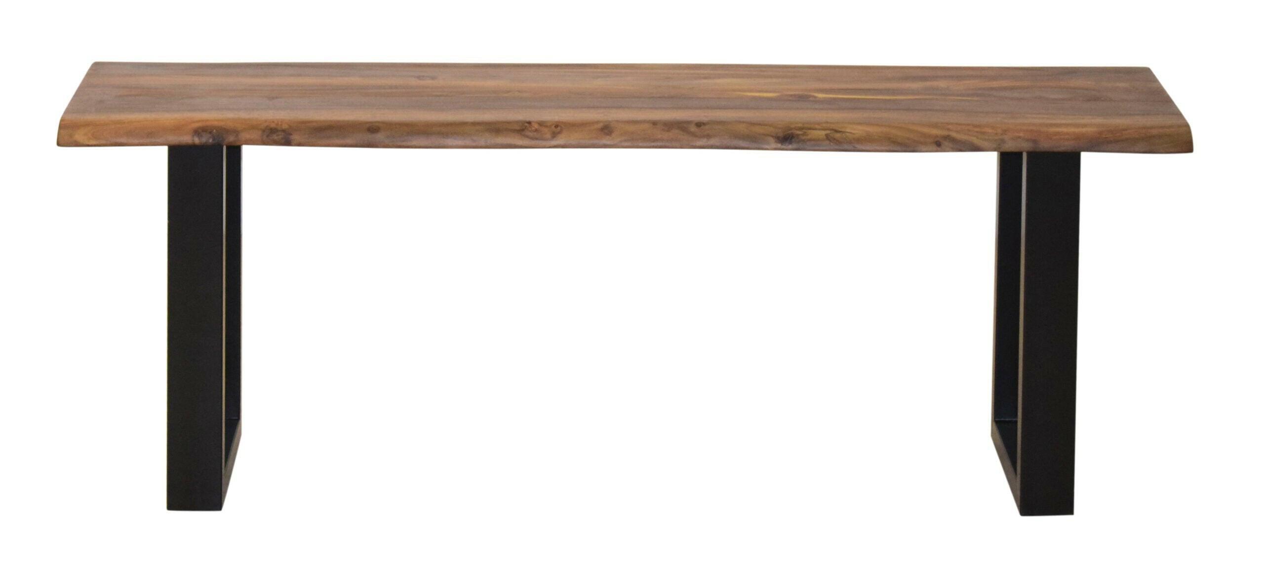 Brownstone Counter Height Dining Bench 73301 CL - Sturdy Wooden Bar Stool for Kitchen Island, Breakfast Nook & Pub Table Seating