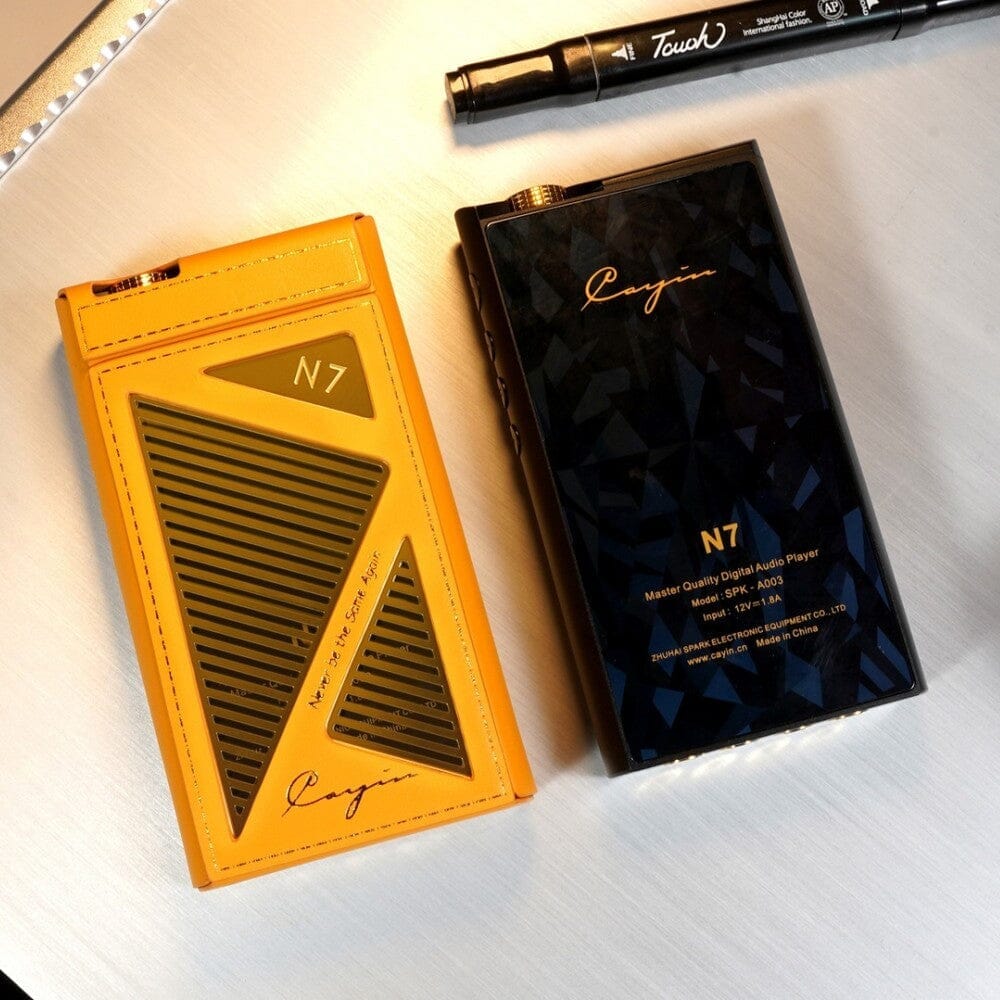 Cayin N7 Pure 1 Bit Android Digital Audio Player | High-Resolution Portable Music Player for Audiophiles | Perfect for Travel, Gym & Outdoor Activities