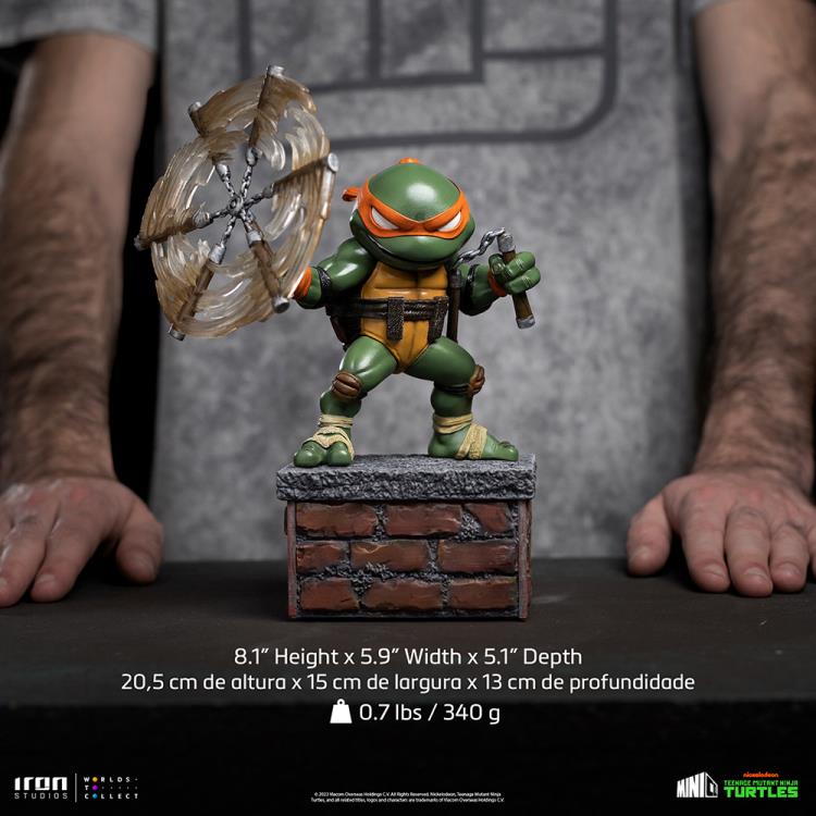 Teenage Mutant Ninja Turtles Michelangelo Action Figure - SDCC 2023 PX Previews Exclusive Collectible Toy for TMNT Fans | Perfect for Display, Gifts & Comic Conventions