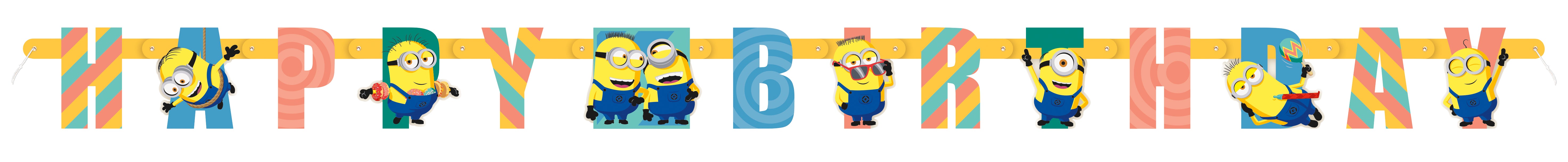Despicable Me Large Joint Banner - Perfect for Birthday Parties, Movie Nights & Themed Events