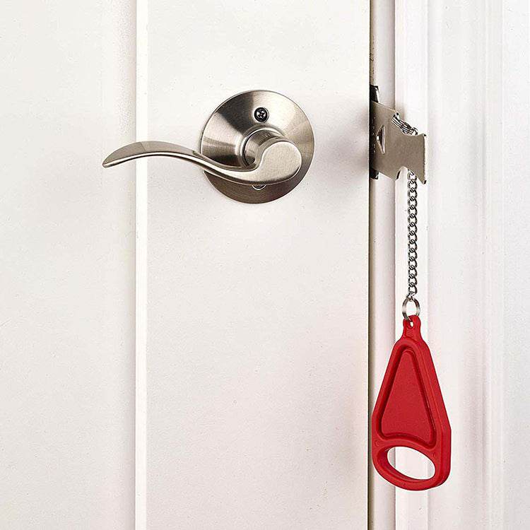 Portable Safety Door Lock - Travel & Home Security Device for Hotels, Apartments & Dorm Rooms