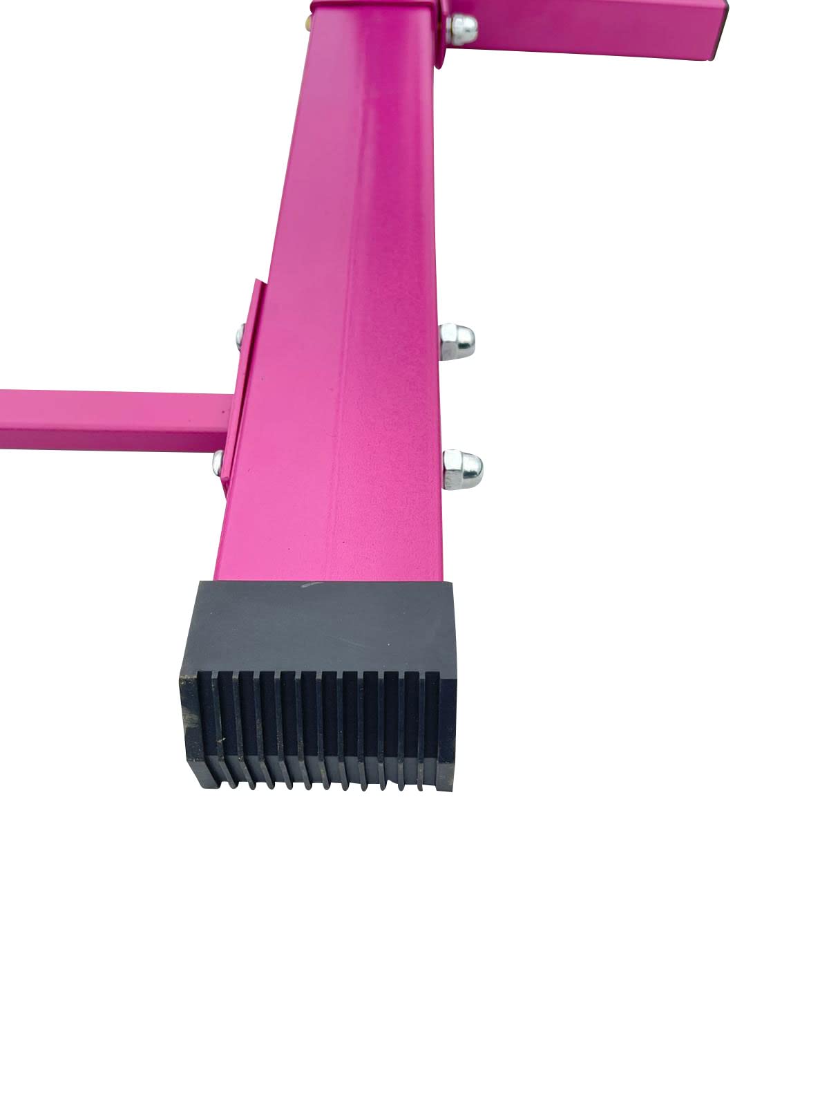 Adjustable Gymnastics Bar for Kids & Adults - 3 to 5 FT Height, with 6'x4' Tumble Mat - Home Gym Equipment for Junior Gymnasts - Expandable Asymmetric Training Bar (Pink) - Perfect for Indoor Practice, Backyard Training & Gymnastics Skill Development