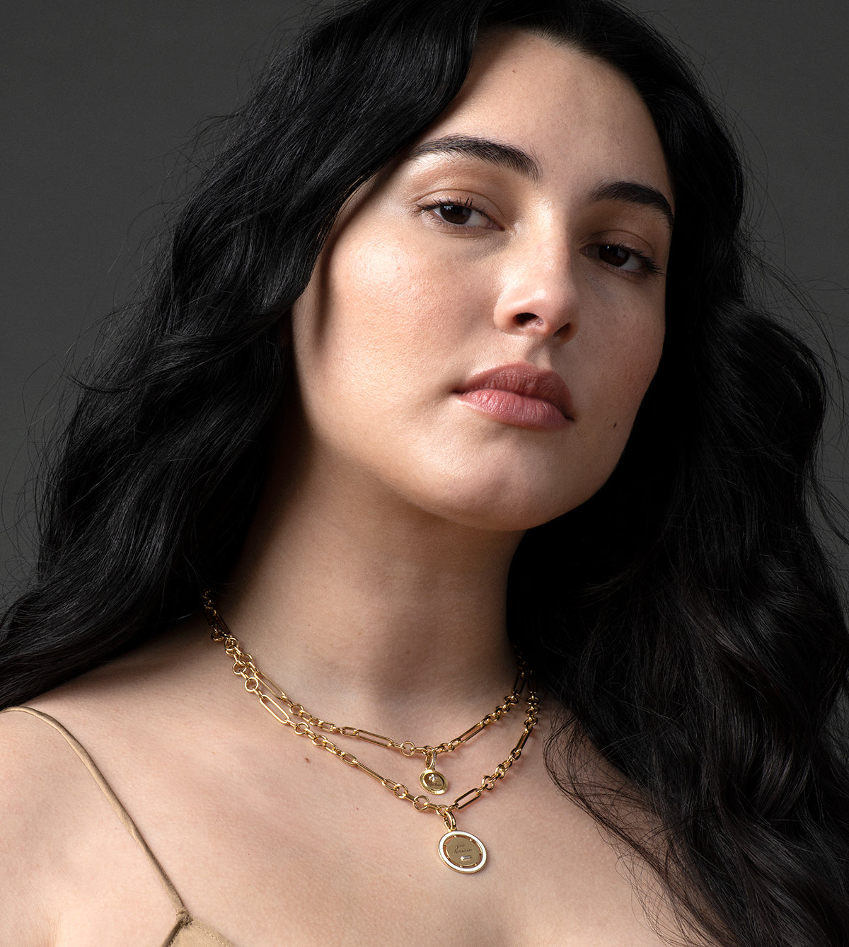 Vivacity Double Wrapped Mixed Clip Sister Hook Chain Necklace - Trendy Layered Jewelry for Women, Perfect for Date Night & Special Occasions