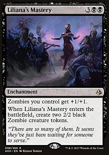 Magic: The Gathering Singles - Liliana's Mastery (98) Amonkhet AKH Black MTG Card - Collectible Trading Card Game for Deck Building & Strategy Battles