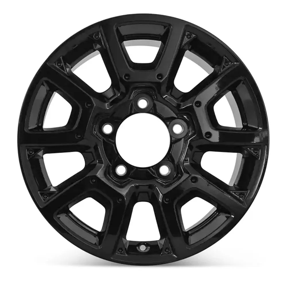18 Inch Toyota Tundra Replacement Wheel - Machined Black Replica Rim 75157 426110C170 - Perfect for Off-Roading, Truck Upgrades & Custom Builds