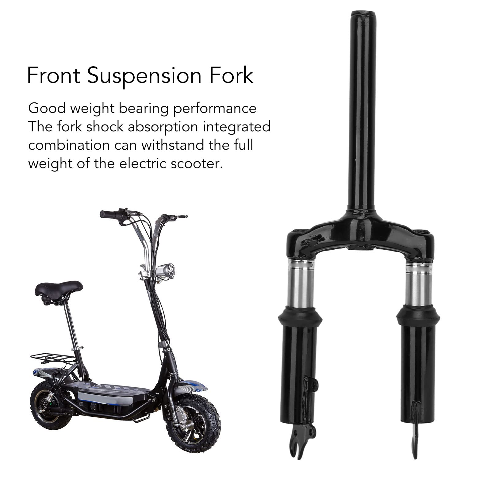 10 Inch Electric Scooter Front Fork Shock Absorber - Heavy Duty Suspension for Vibration Reduction | Perfect for Commuting, Off-Road Adventures & Urban Riding