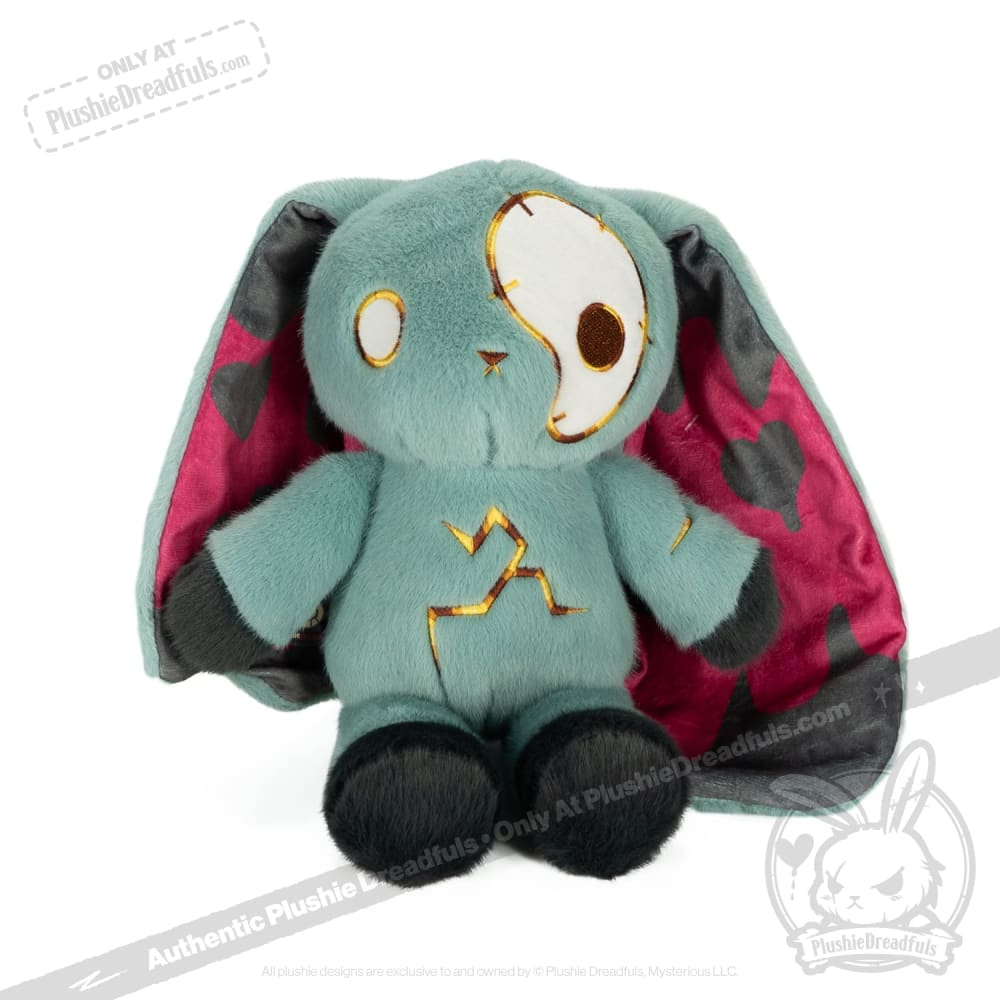 Plushie Dreadfuls Complex PTSD (CPTSD) Rabbit Stuffed Animal - Soft Comfort Toy for Anxiety Relief, Therapy Support & Emotional Healing - Perfect for PTSD Survivors, Mental Health Awareness & Cuddling