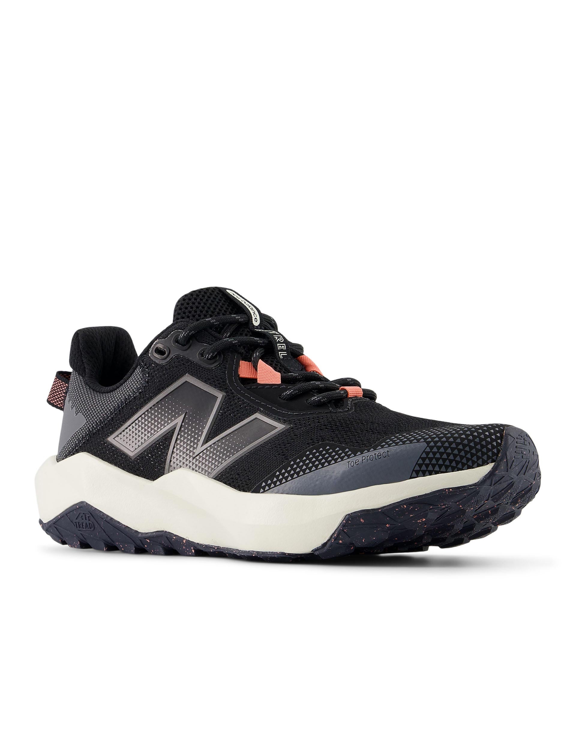 DynaSoft Nitrel v6 Running Shoes for Men & Women - Black/Castlerock - Trail Running, Hiking & Outdoor Activities