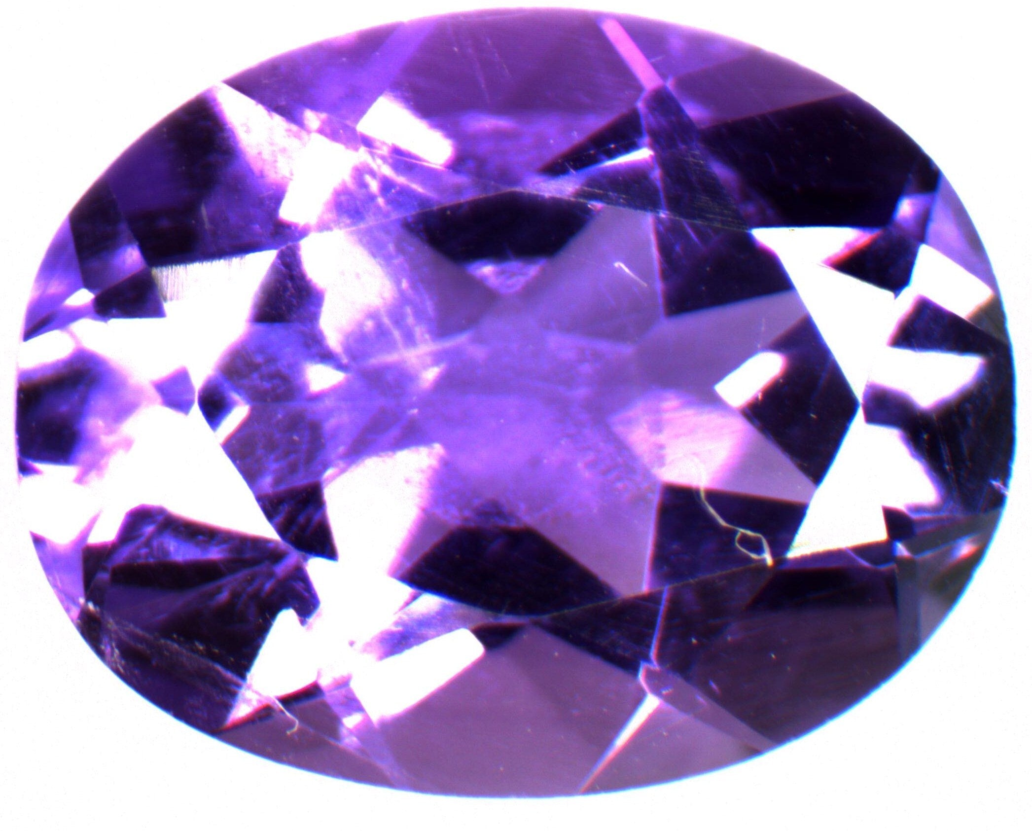 Natural Brazilian Amethyst Gemstone - 7x5mm Oval Cut 1ct VVS Loose Stone - February Birthstone Vivid Purple - Wholesale for Jewelry Making & Healing Crystals
