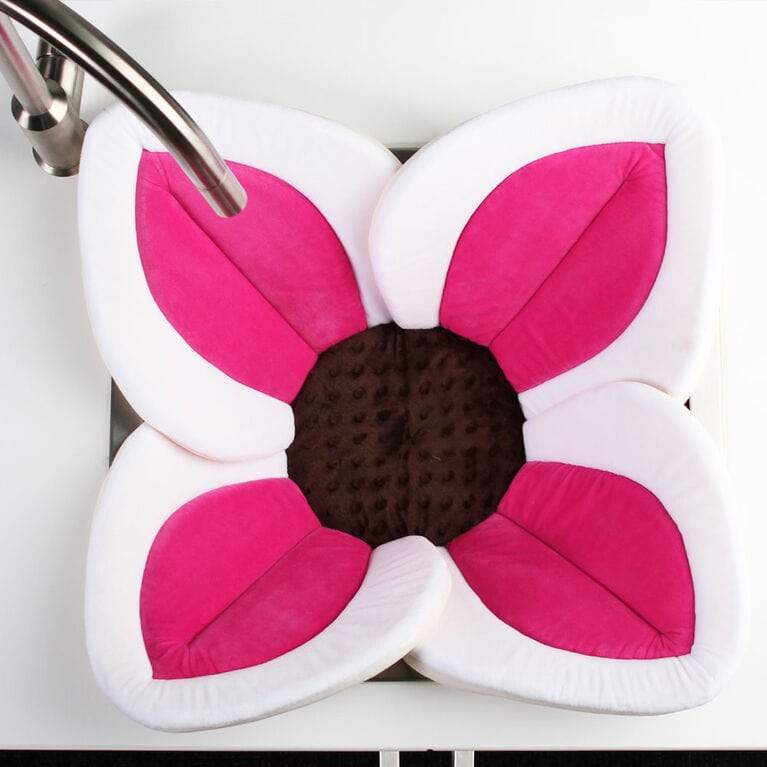 Soft Blooming Bath Flower Baby Bath Mat - Safe & Comfortable Newborn Bathtub Cushion for Infants - Perfect for Bath Time, Photo Shoots & Baby Showers