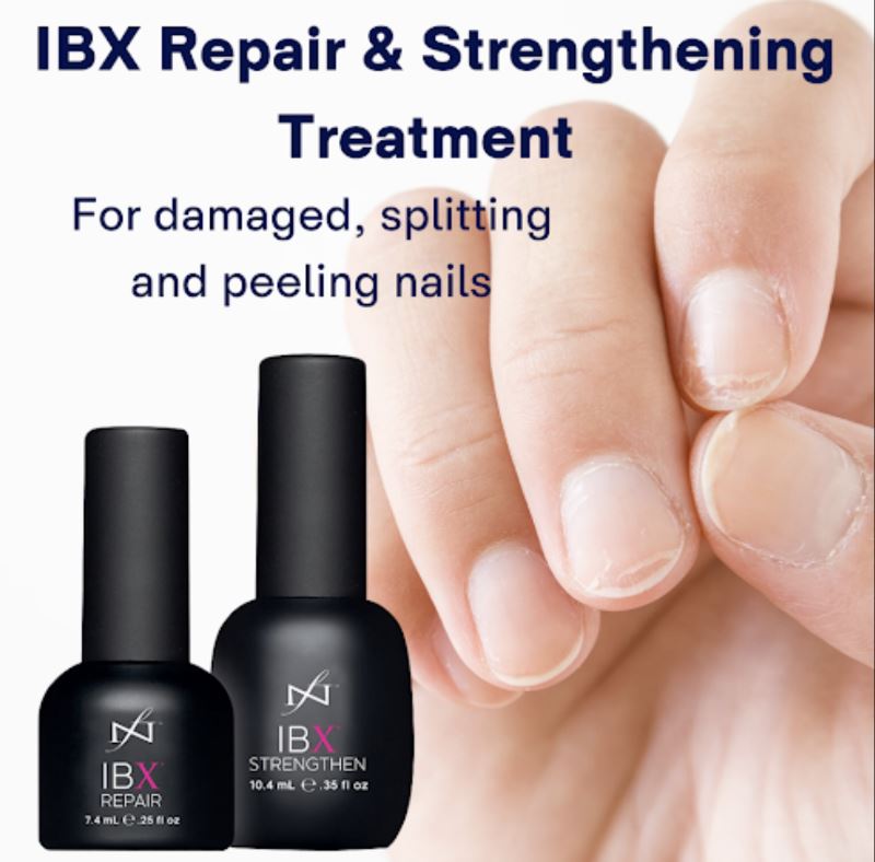 Duo Pack IBX Nail Strengthener & Repair Treatment - Strengthen Weak, Brittle Nails & Repair Damage - Professional Salon-Grade Nail Care for Healthy, Strong Nails at Home or Salon Use