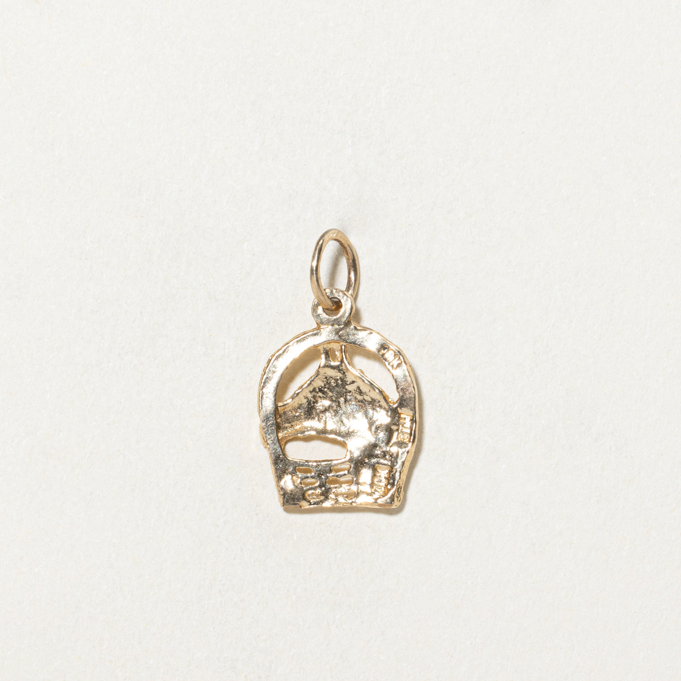 10K Yellow Gold Horse Charm Pendant - Elegant Jewelry for Necklace, Bracelet & Gift - Perfect for Equestrian Lovers & Animal Jewelry Collectors