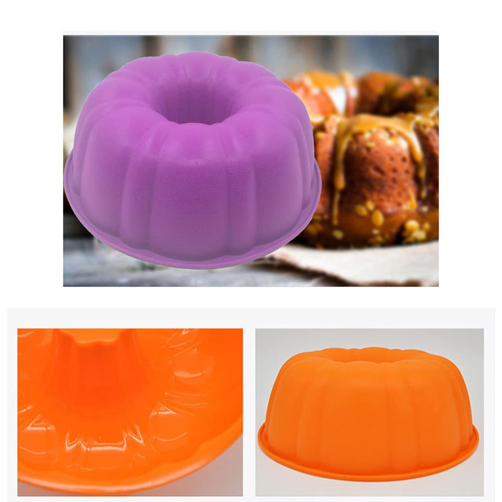 Hemoton 10-Piece Silicone Baking Mold Set - Chocolate Cake, Pudding, Pumpkin, Flower Tart, 3D Muffin Pan for DIY Baking, Fondant, Candy & Soap Making - Non-Stick, Flexible, Reusable (Perfect for Holidays, Parties & Home Baking)