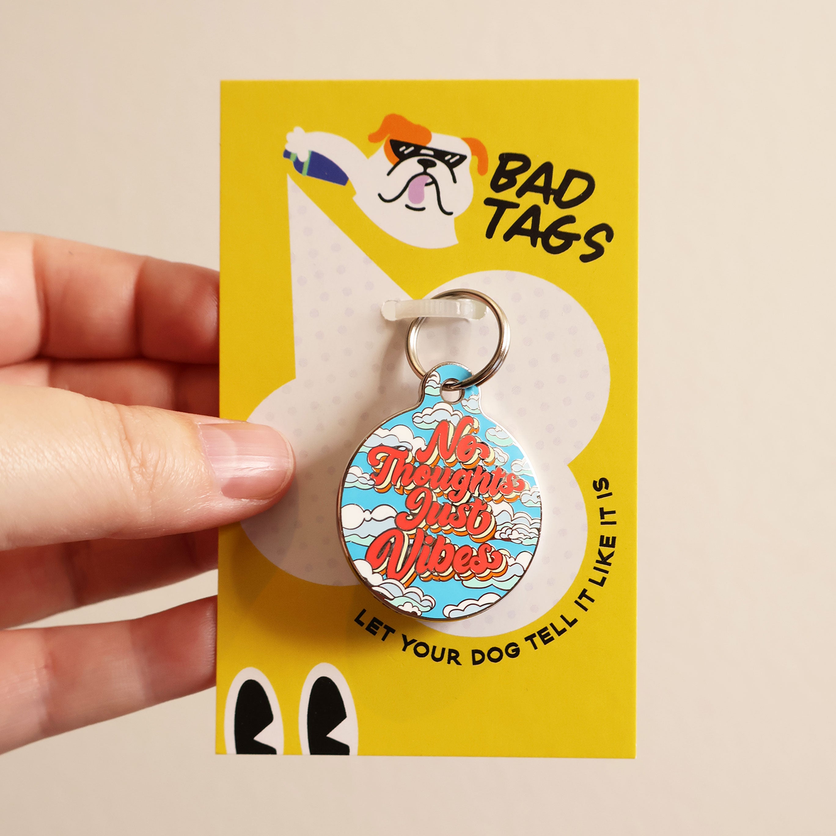 Bad Tags Just Vibes - Trendy Customizable Vinyl Stickers for Laptops, Water Bottles & Notebooks - Perfect for Personalizing Gifts, DIY Crafts & Room Decor