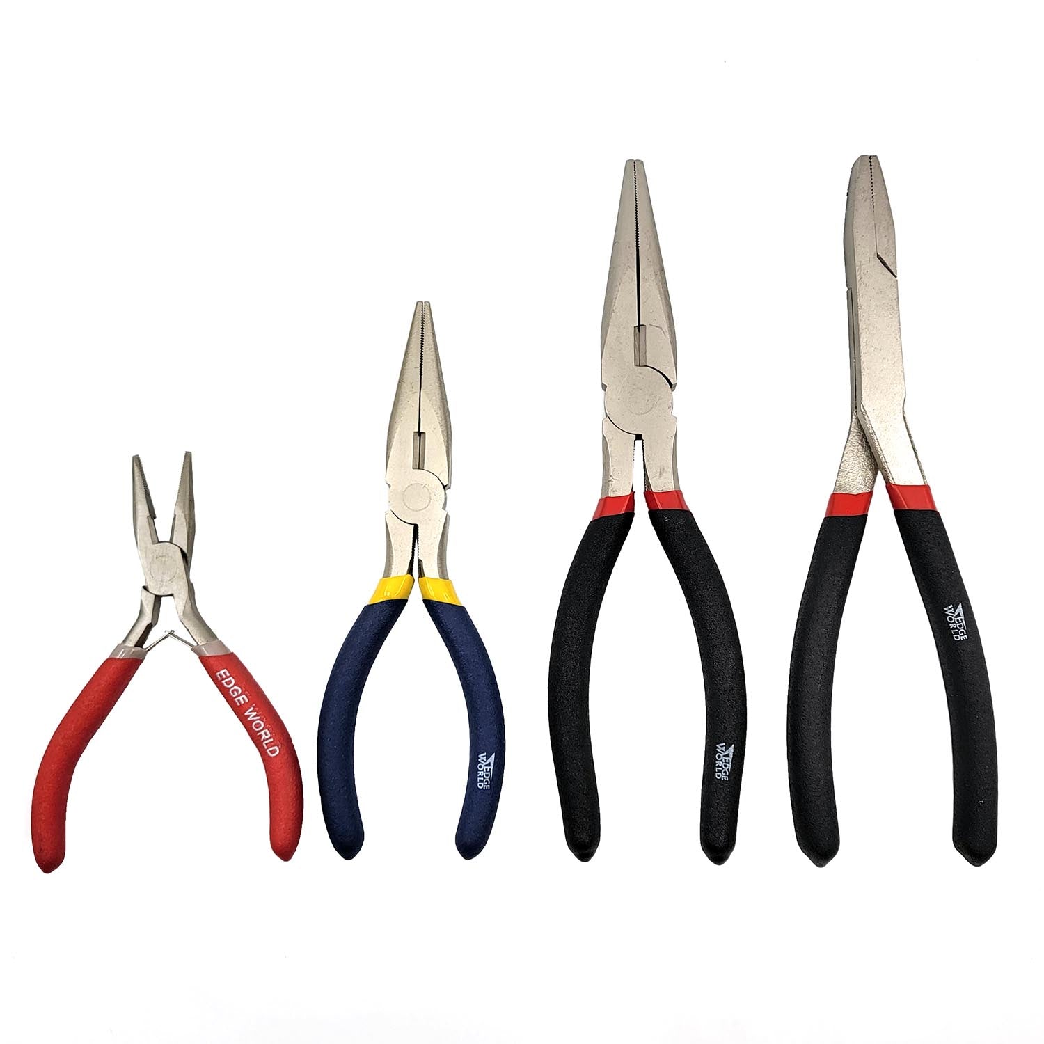 Edge World Needle Nose Pliers - High Precision Professional Electronics Pliers for Jewelry Making, DIY Crafts, and Electrical Work | Ideal for Small Spaces and Detailed Tasks