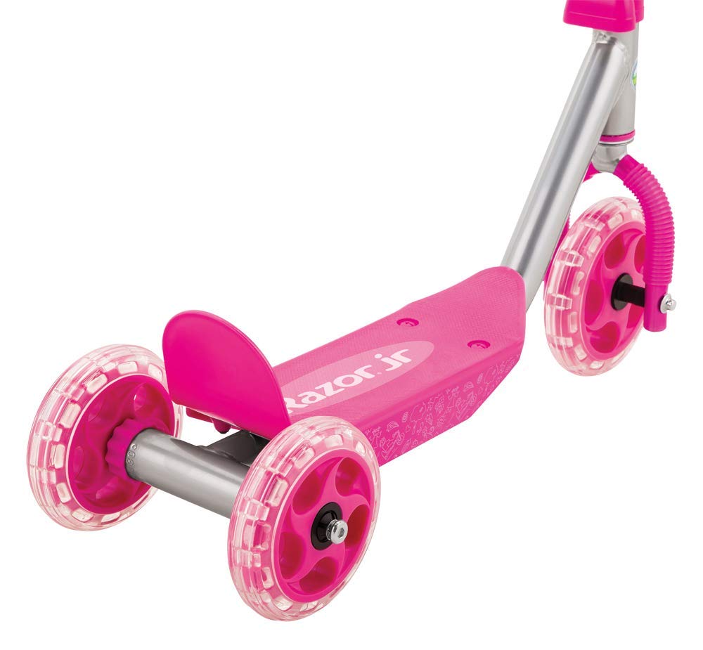 Razor Jr. Lil' Kick Scooter for Kids - Pink (MC2) | Lightweight & Durable Kick Scooter for Girls & Boys | Perfect for Commuting, Park Rides & Outdoor Play