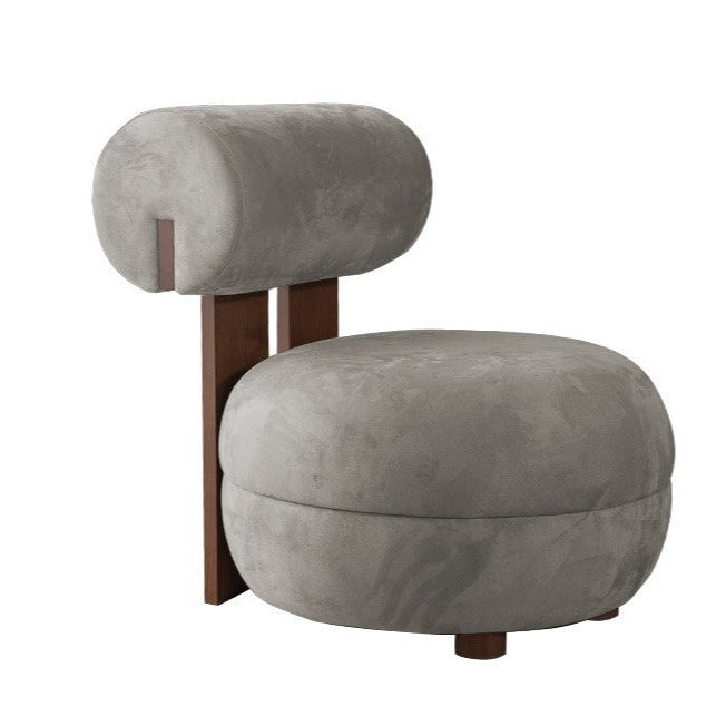 Stylish Lounge Chair with Ergonomic Back Support Pillow - Perfect for Living Room, Office, and Relaxation Spaces