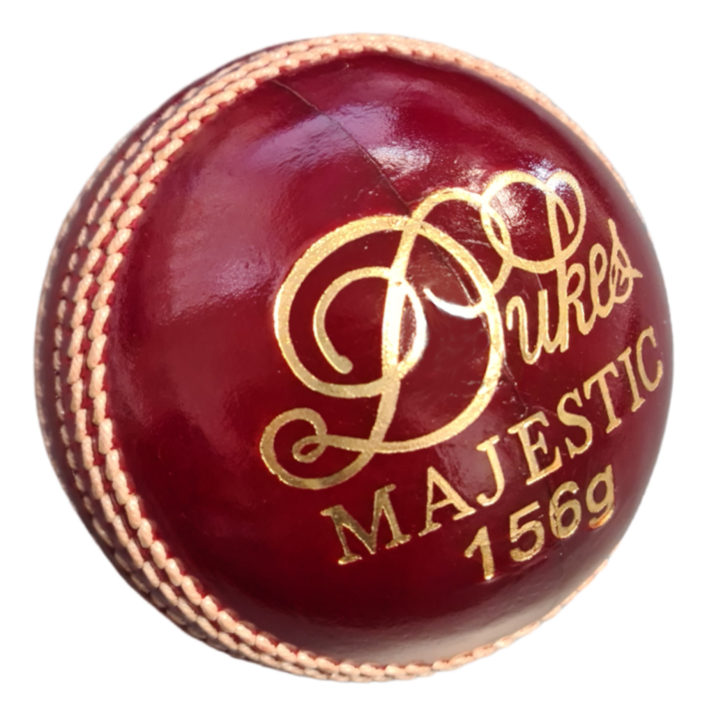 Dukes Majestic Cricket Ball - Professional Grade Leather Cricket Ball for Matches & Training | Perfect for Cricket Games, Practice Sessions & Sports Enthusiasts