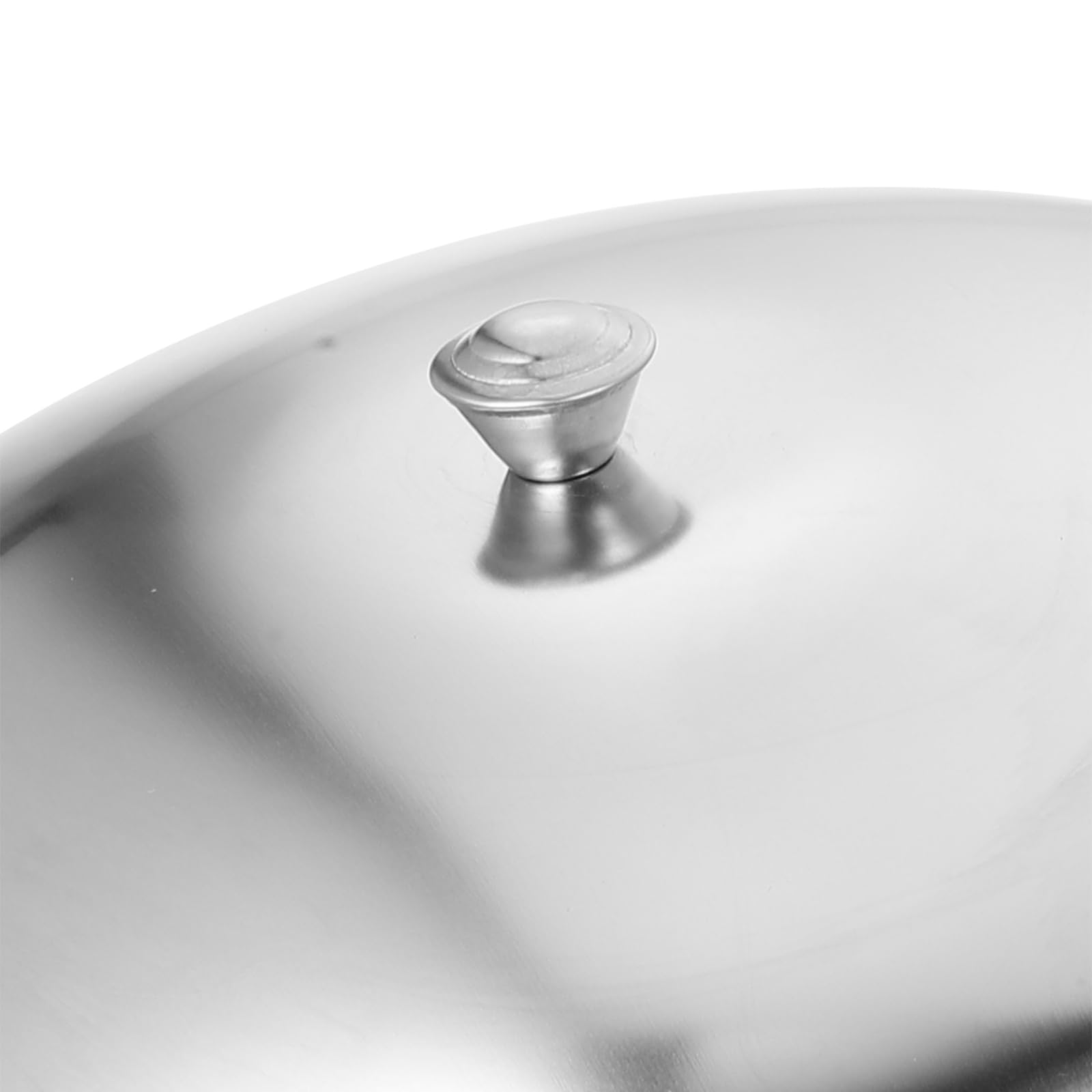 Premium Stainless Steel Wok Pan - Induction Compatible Stir Fry Pan with Double Handles for Chinese, Japanese & Shabu Hot Pot Cooking - Perfect for Home Kitchen & Restaurant Use - Ideal for Stir-Frying, Deep Frying & Hot Pot Meals