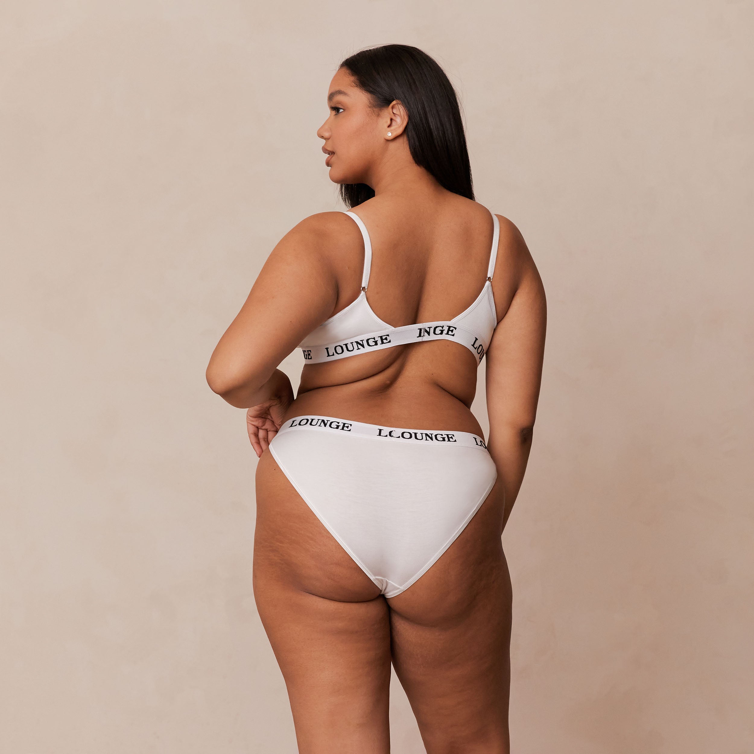 Bamboo Triangle Bra - All White | Eco-Friendly Women's Lingerie | Perfect for Yoga, Lounge & Everyday Wear