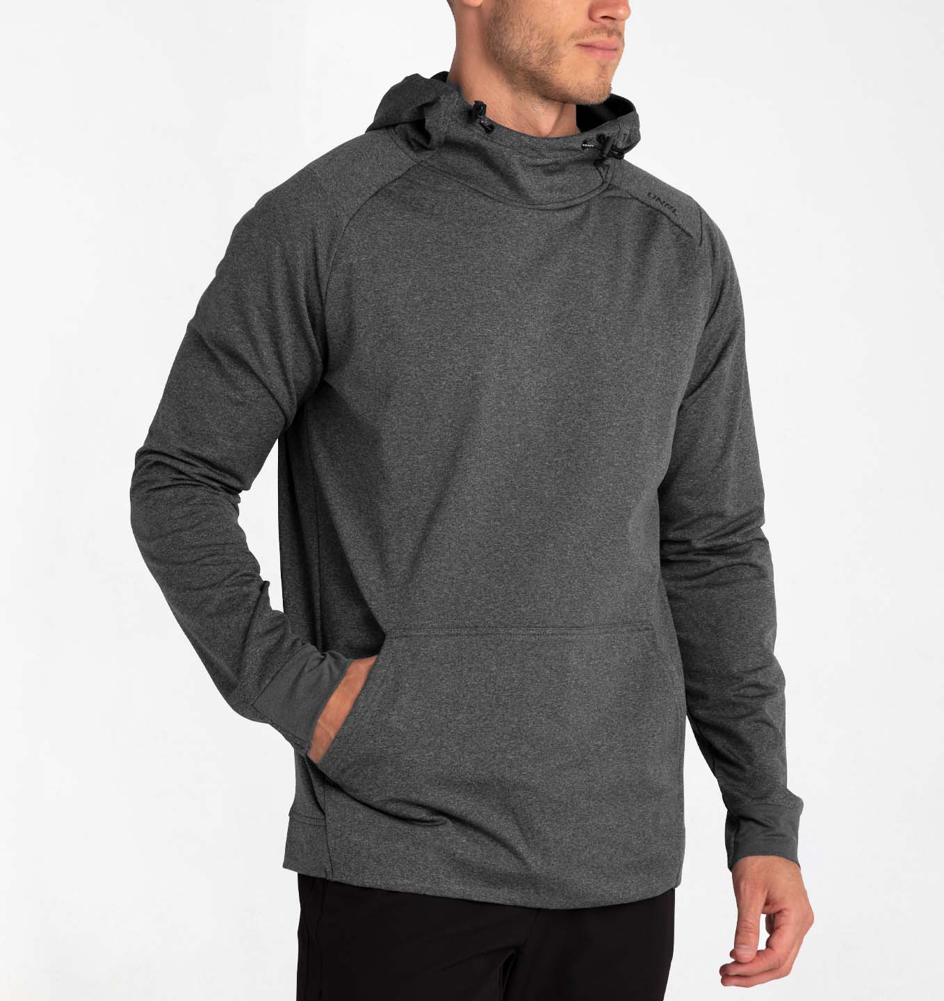 UNRL Crossover Hoodie II - Men's Premium Zip-Up Hooded Sweatshirt for Casual Wear & Street Style | Gym, Running, Outdoor Activities