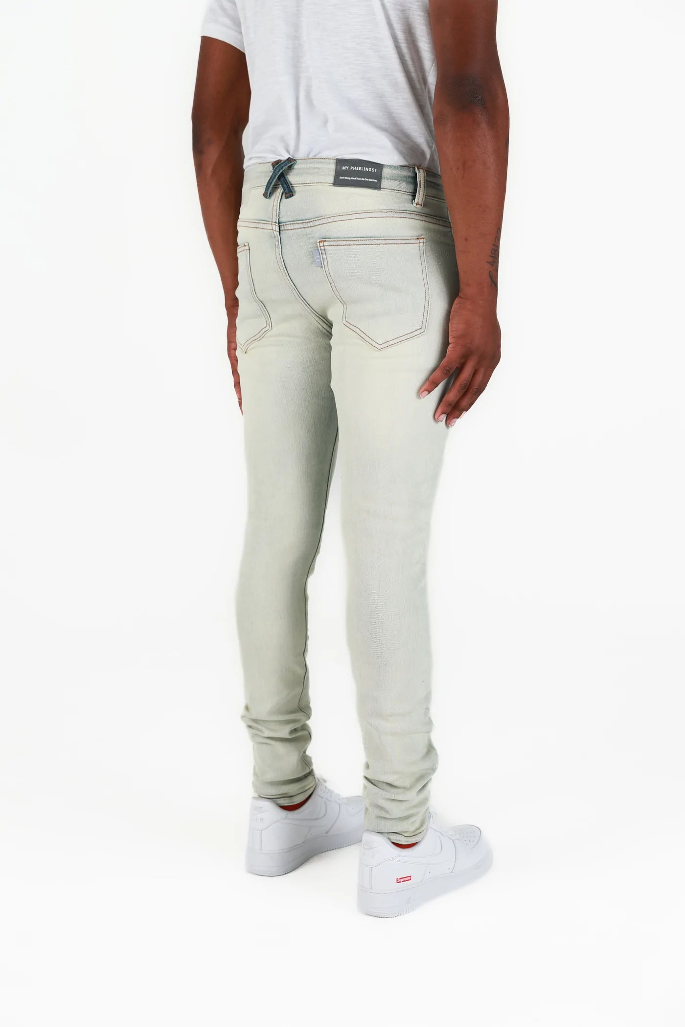 PHEELINGS JOURNEY AWAITS SKINNY DENIM JEANS - Women's High Waisted Stretch Skinny Jeans for Everyday Wear & Night Out
