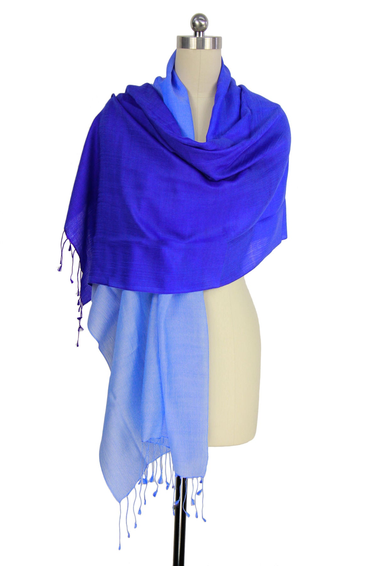 Arielle Summer Ombre Cashmere Pashmina Scarf - Soft & Lightweight Shawl Wrap for Women - Perfect for Travel, Beach & Evening Outfits