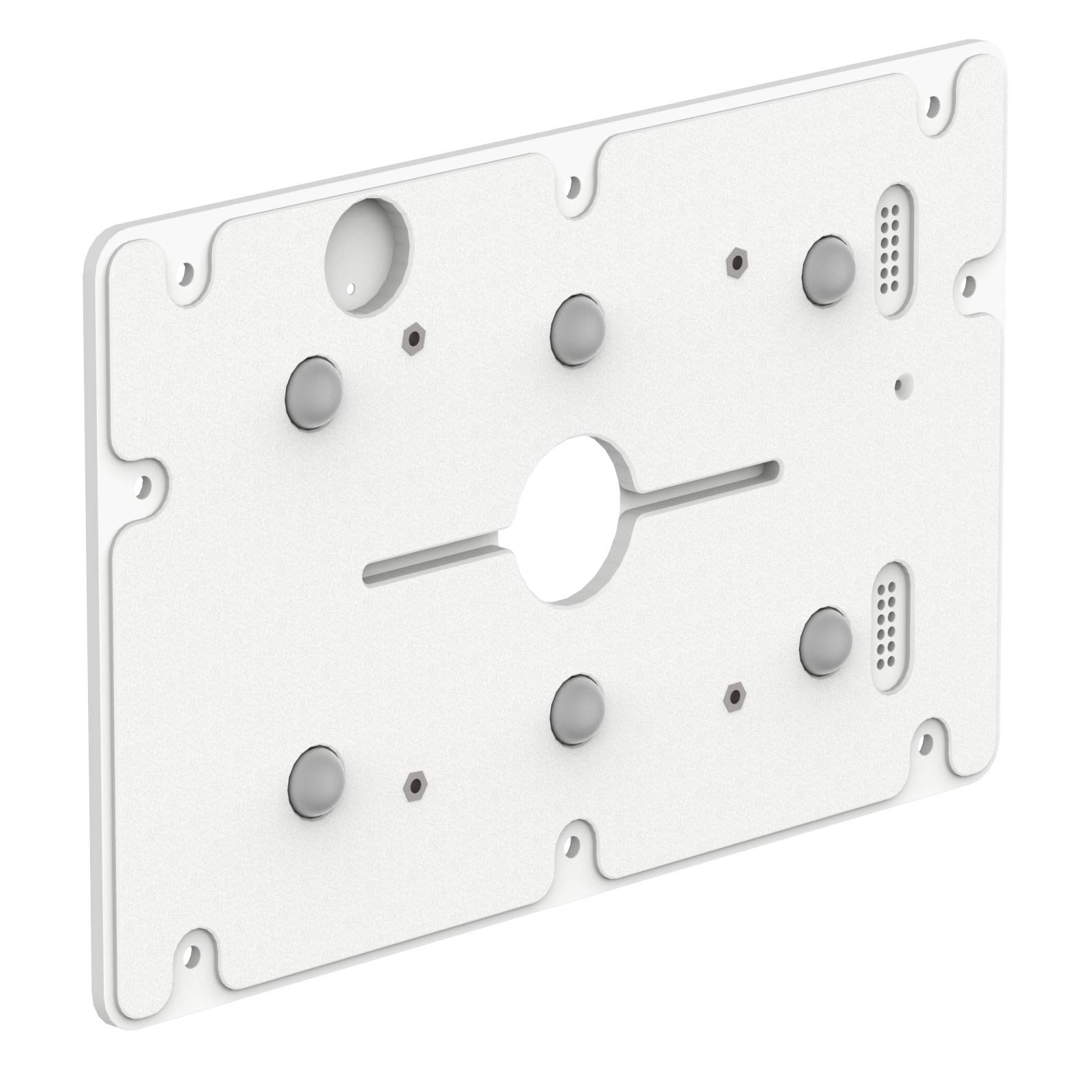 VidaMount White VESA Mount Enclosure for Samsung Galaxy Tab A 8.0 (2019) - Wall Mount Bracket for Home, Office & Kitchen Tablet Installation