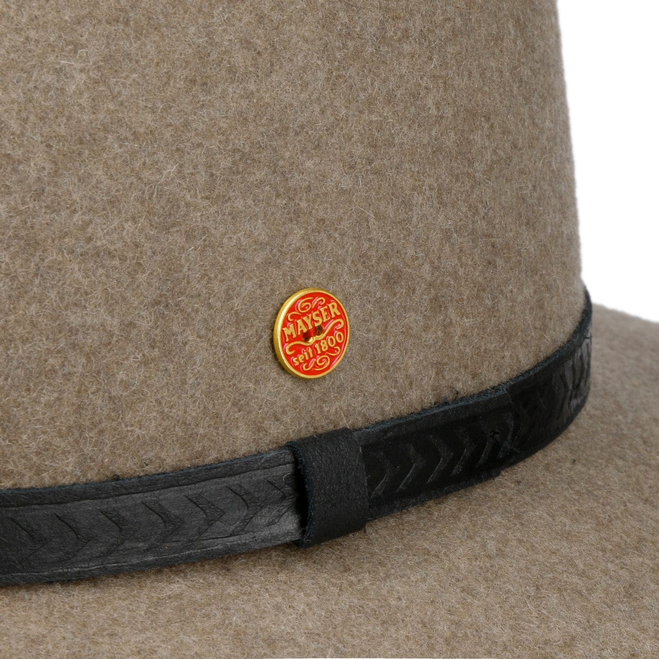 Authentic Lubbock Cowboy Hat by Mayser - Western Style Felt Hat for Men & Women - Perfect for Rodeo, Country Music Festivals & Outdoor Adventures