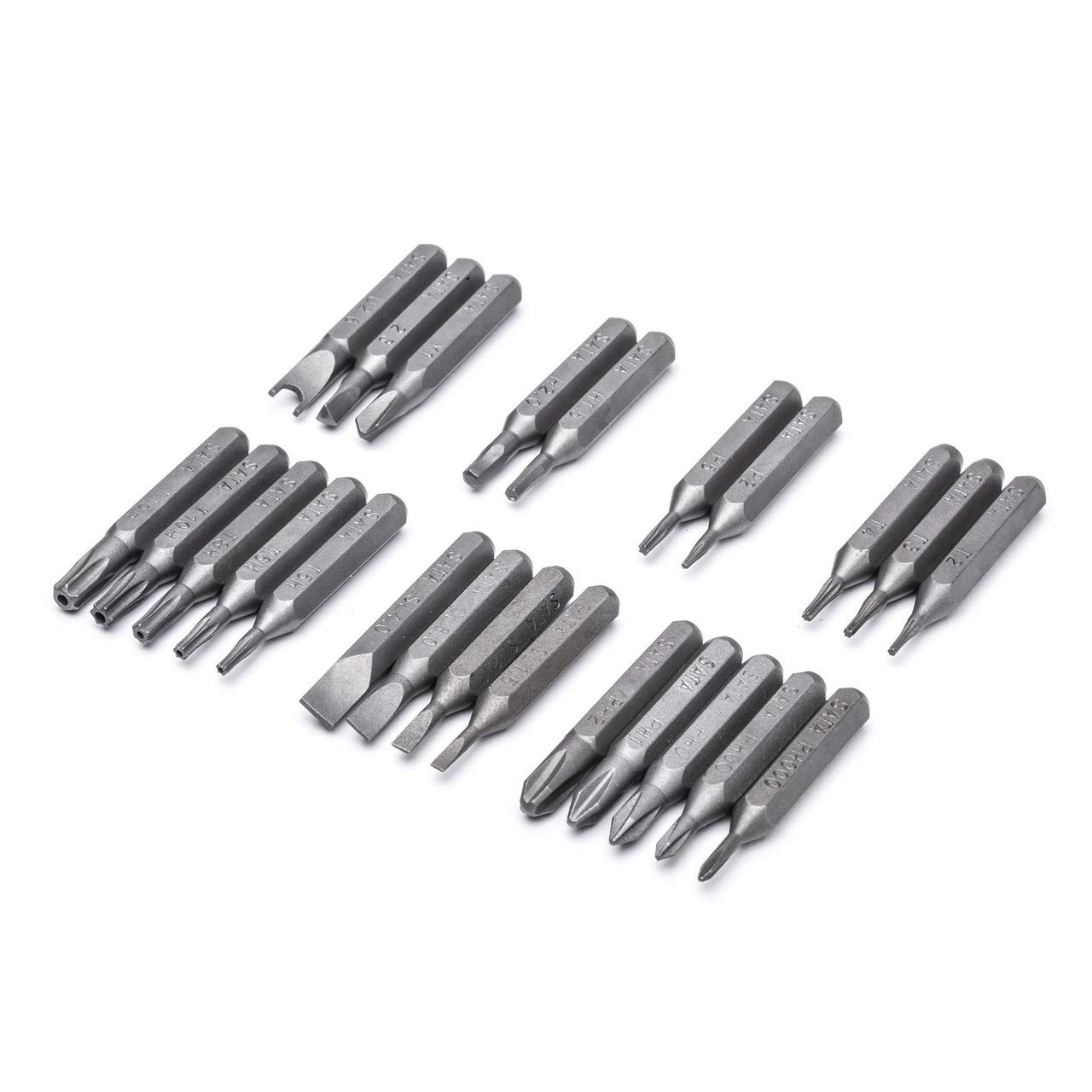 25-Piece SATA Micro Precision Pen Screwdriver Kit for Electronics Repair - ST05108-02 | Perfect for Smartphones, Laptops, Glasses & Small Device Maintenance