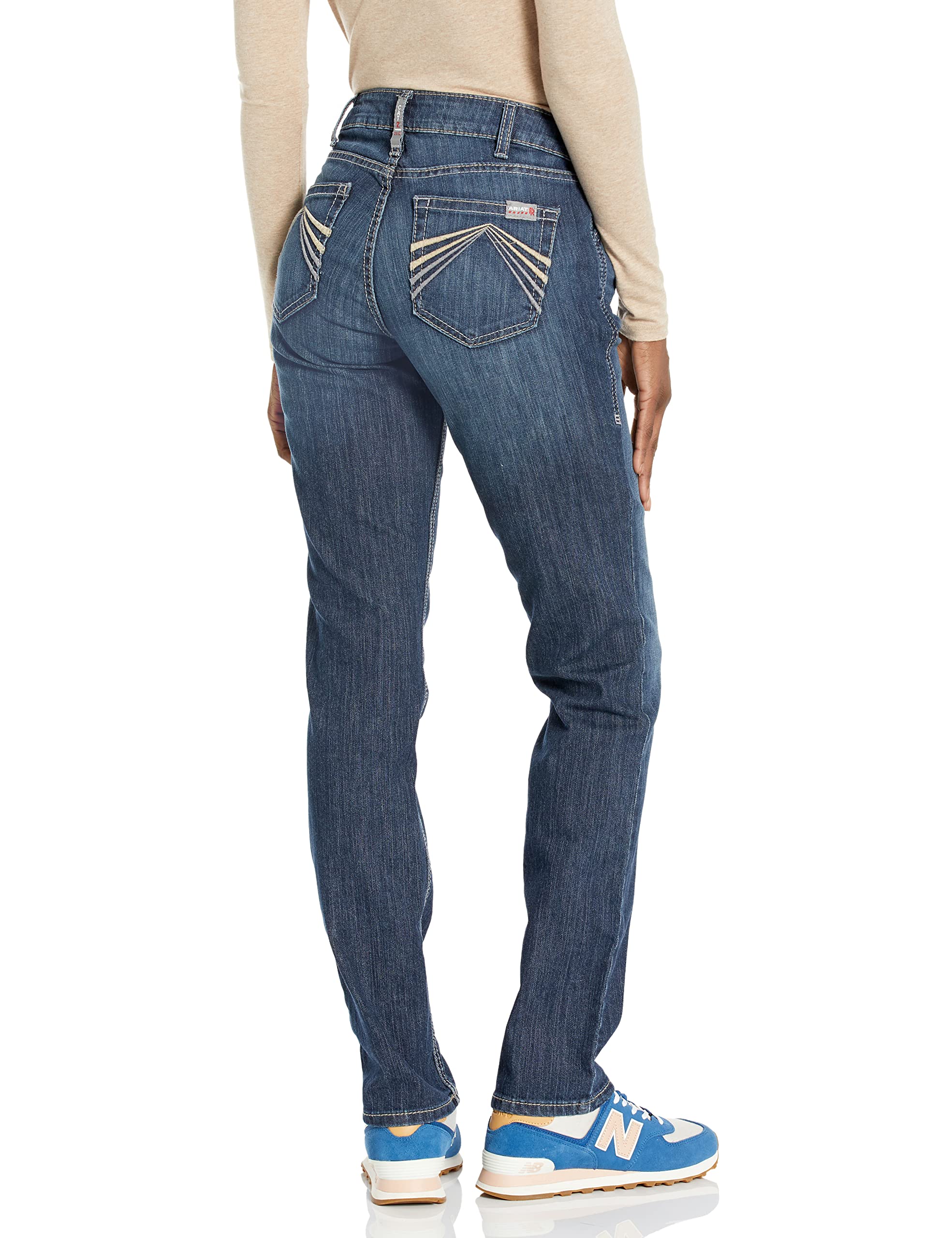 Ariat Women's FR Perfect Rise DuraLight Stretch Avelynn Slim Leg Jean - Comfortable & Durable Work Pants for Riding, Farming & Outdoor Activities