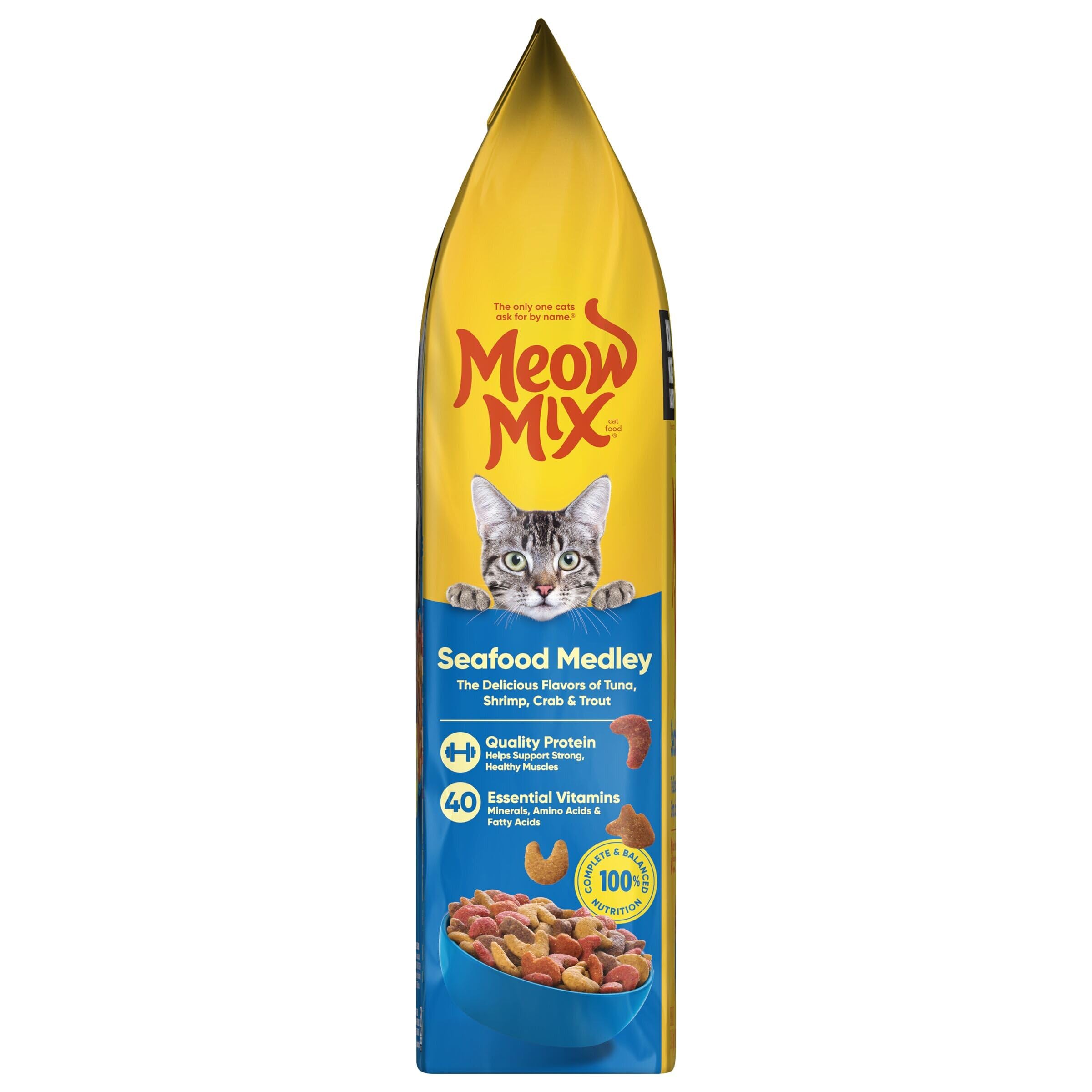 Premium Seafood Medley Dry Cat Food - High Protein, Grain-Free Recipe for Adult Cats - Perfect for Indoor & Outdoor Felines - Supports Healthy Skin & Coat