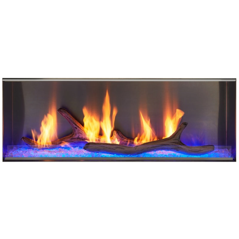 48 Inch Majestic Lanai Vent-Free Outdoor Linear Gas Fireplace - Perfect for Patio, Deck, and Backyard Gatherings