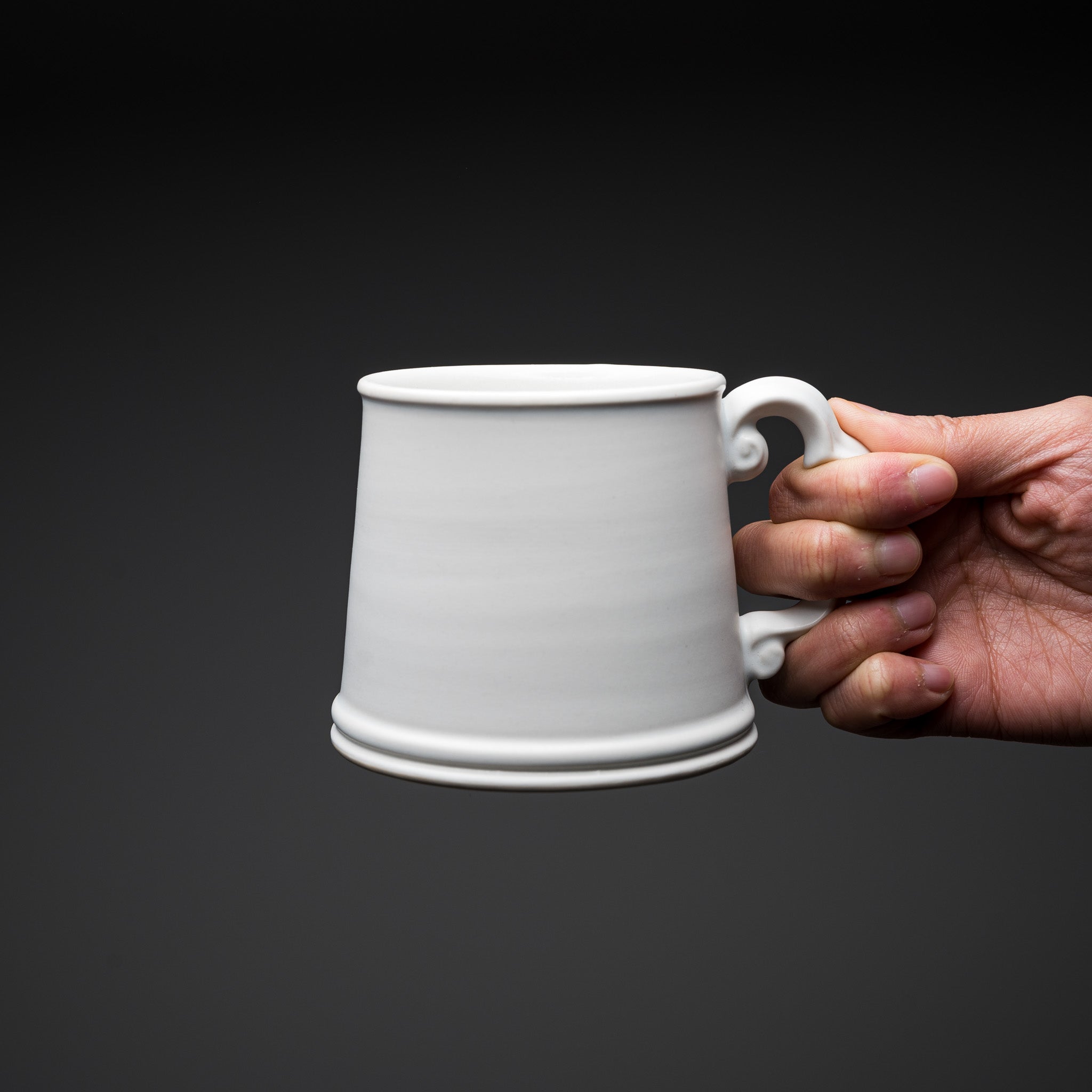 Handmade USUKI Ware Large Ceramic Mug Cup - Japanese Traditional Pottery for Coffee, Tea & Hot Drinks - Perfect for Home, Office & Gifts