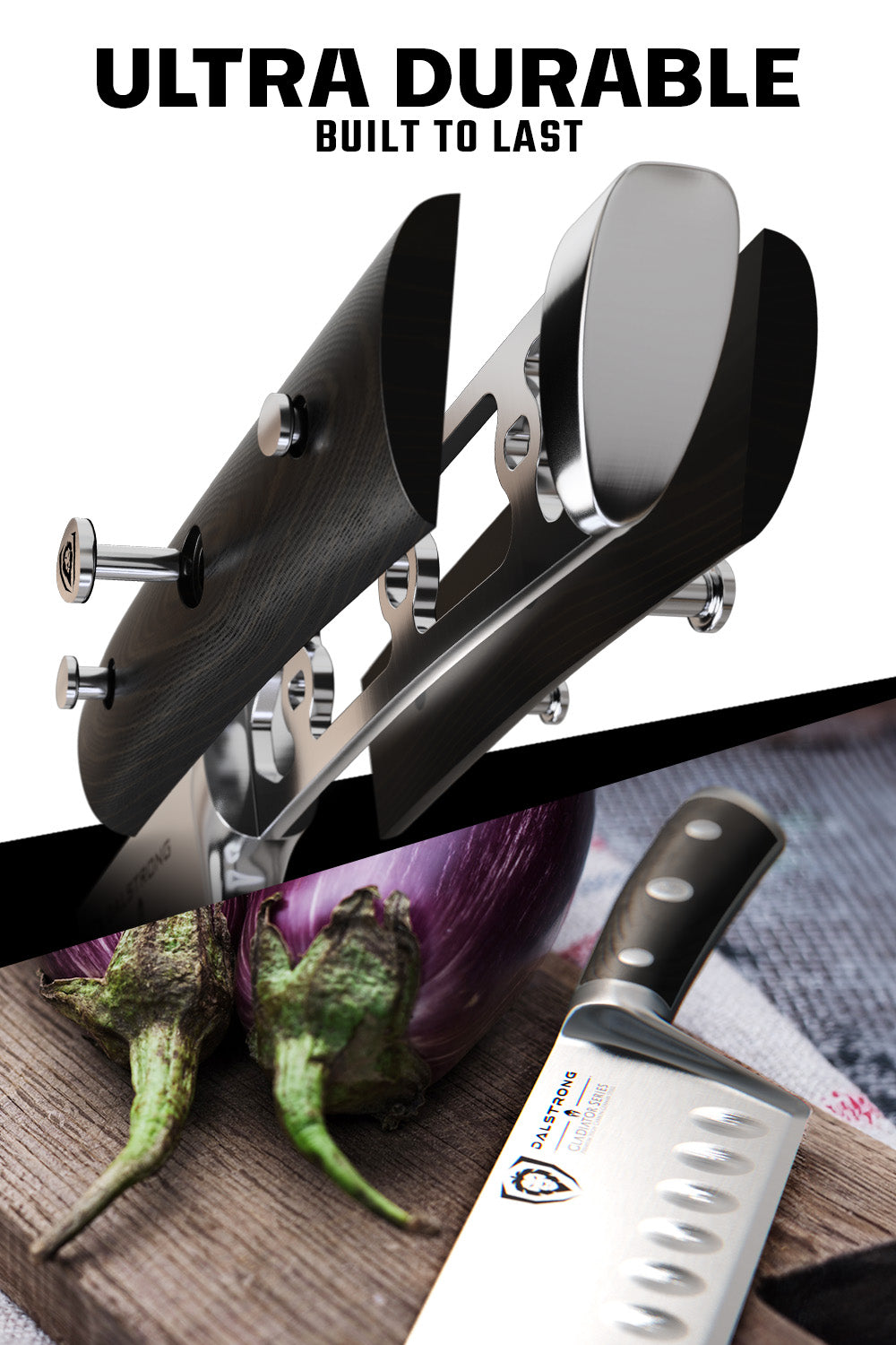 Premium 7-inch Nakiri Knife - Gladiator Series Japanese Vegetable Knife | NSF Certified | Dalstrong © | Perfect for Slicing, Dicing & Chopping Vegetables