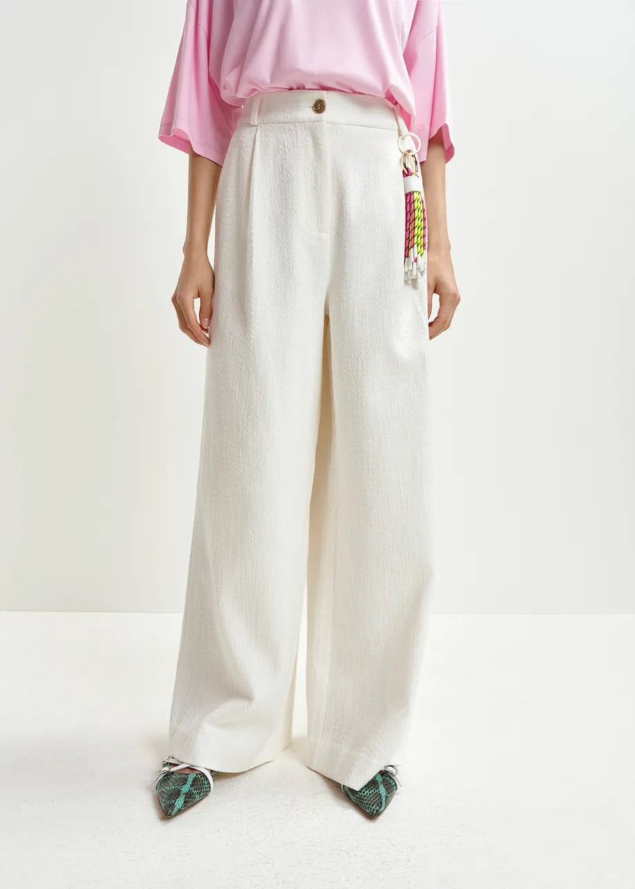 Essentiel Antwerp High-Waist Pant - Women's White Stretch Jeans for Casual & Office Wear