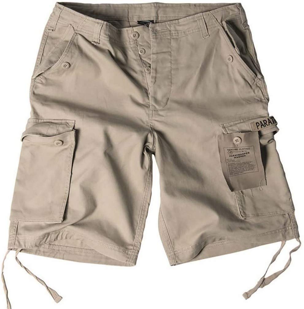 Miltec Olive Green Tactical Shorts for Men - Lightweight, Durable & Quick-Dry Outdoor Hiking, Camping & Travel Shorts