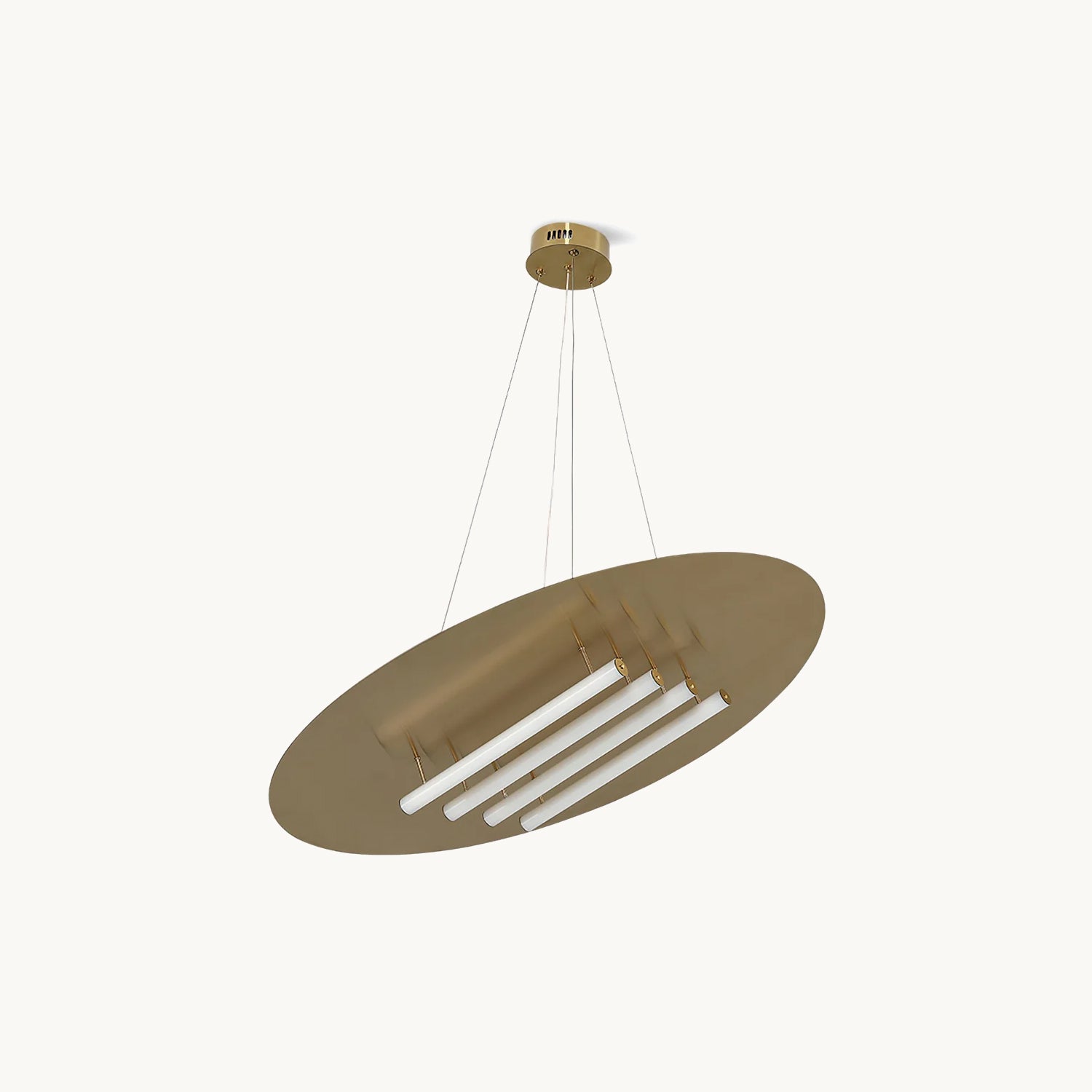Modern Big Disc Pendant Lamp - Stylish Ceiling Light Fixture for Dining Room, Kitchen Island & Living Room Decor