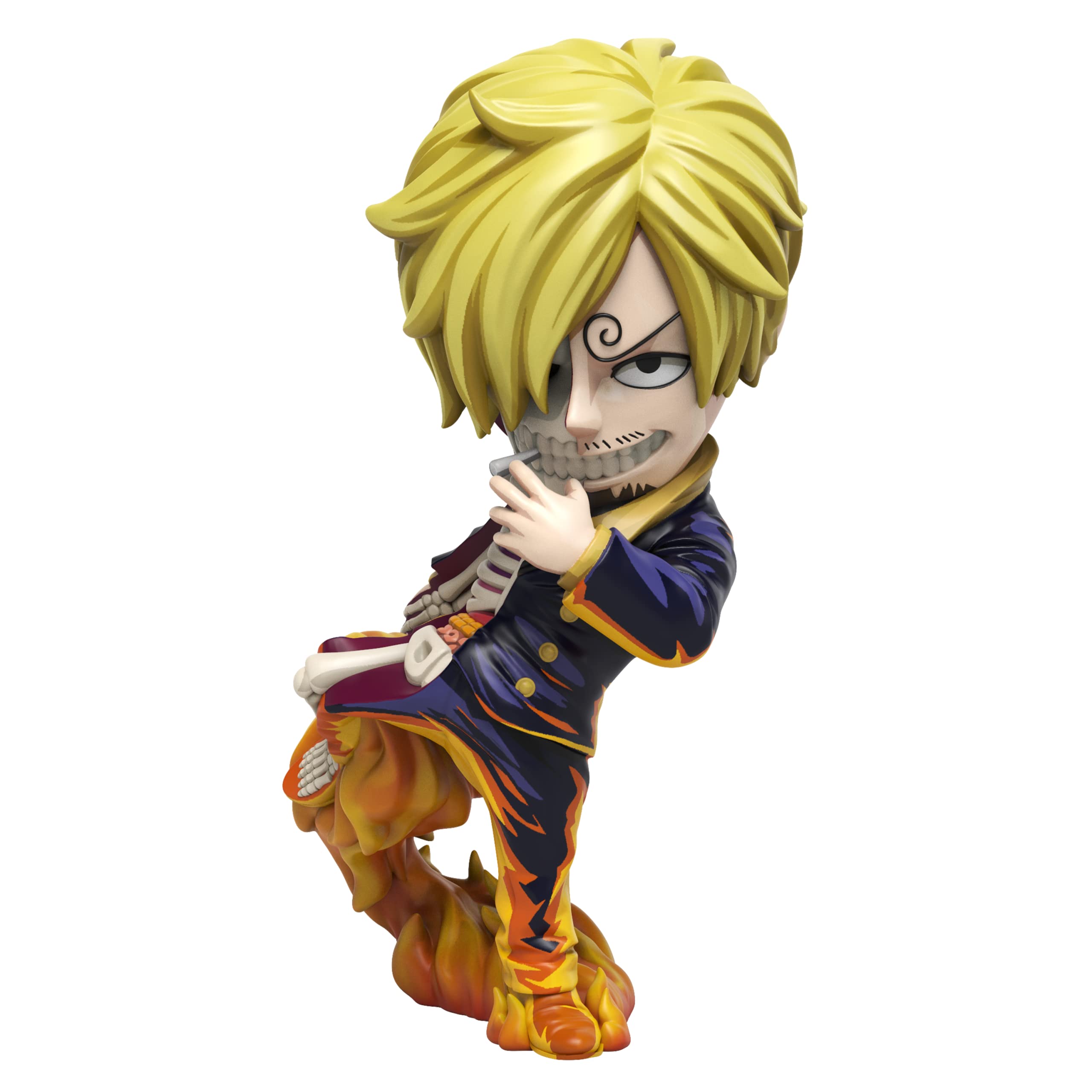 Mighty Jaxx XXRAY Plus One Piece Sanji Anime Figure - Collectible Action Figure for Anime Fans, Perfect for Display, Gifts, and Anime Collections