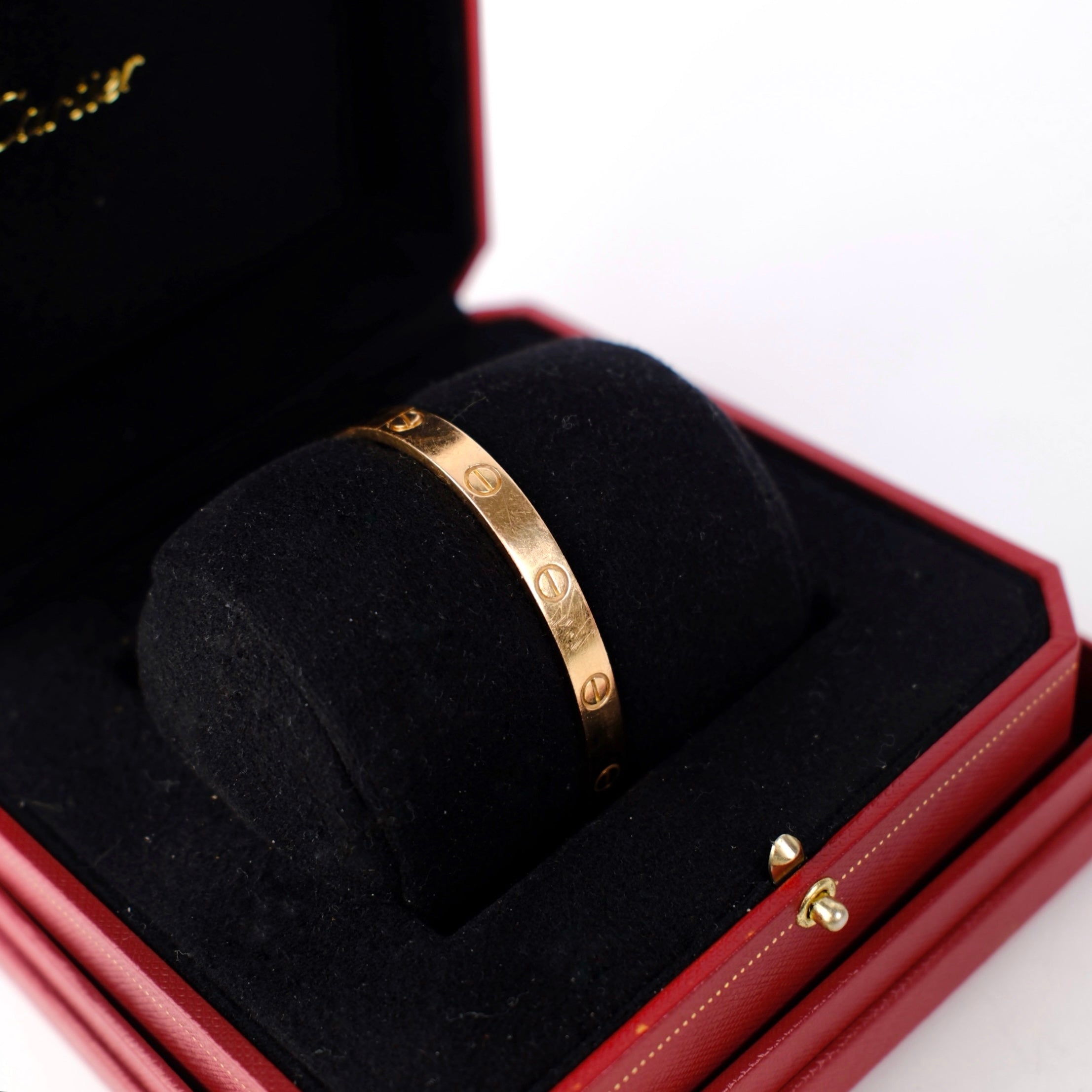 Cartier Love Bracelet 18K Rose Gold Size 17 - Luxury Jewelry Gift for Women, Anniversary & Valentine's Day Present