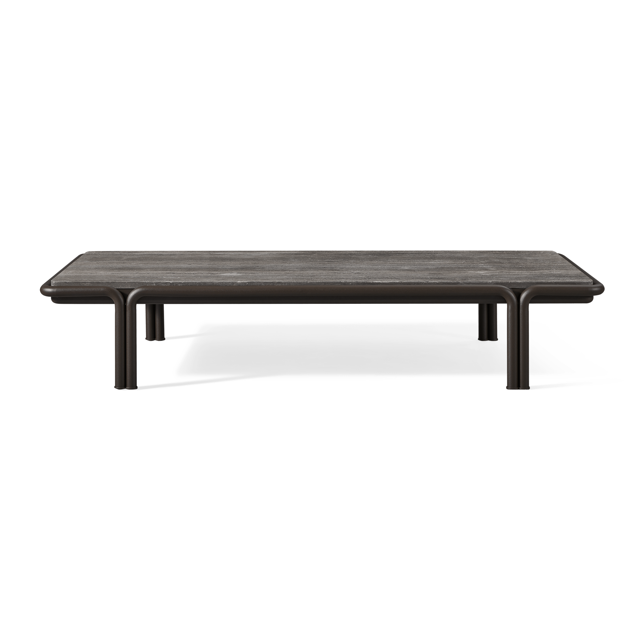 Modern Parker Rectangle Coffee Table - Solid Wood Living Room Center Table for Home Decor, Sofa Table with Storage Shelf - Perfect for Family Gatherings & Relaxing Evenings