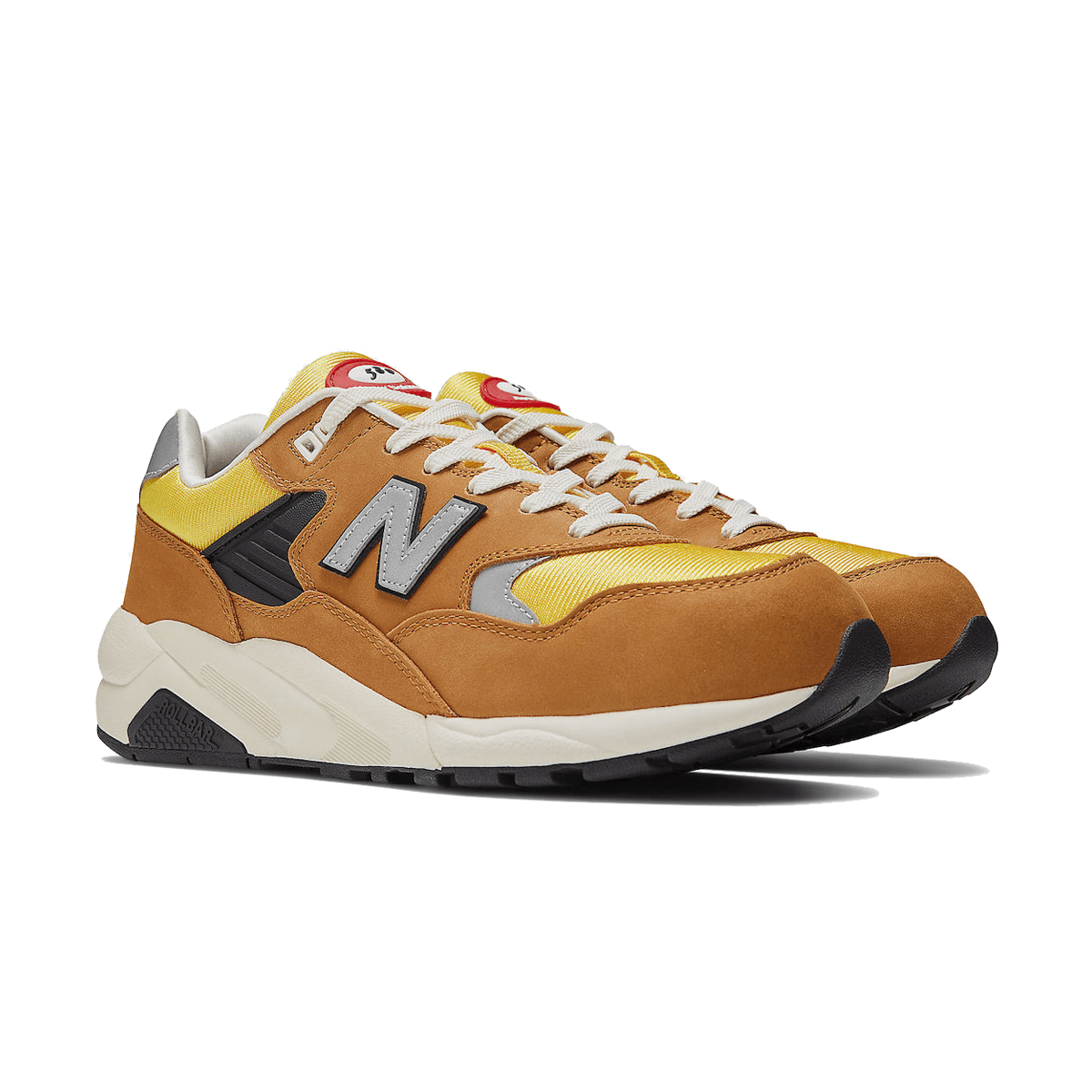 New Balance 580 Men's Casual Sneakers - Brown (MT580AB2) | Comfortable Walking Shoes for Everyday Wear, Gym & Outdoor Activities