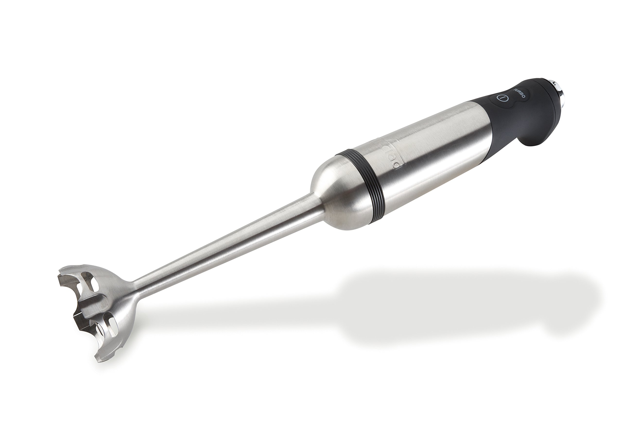 All-Clad Stainless Steel Immersion Blender 600W with Turbo Function - 2-Piece Detachable Hand Blender, Variable Speed Control (9.25