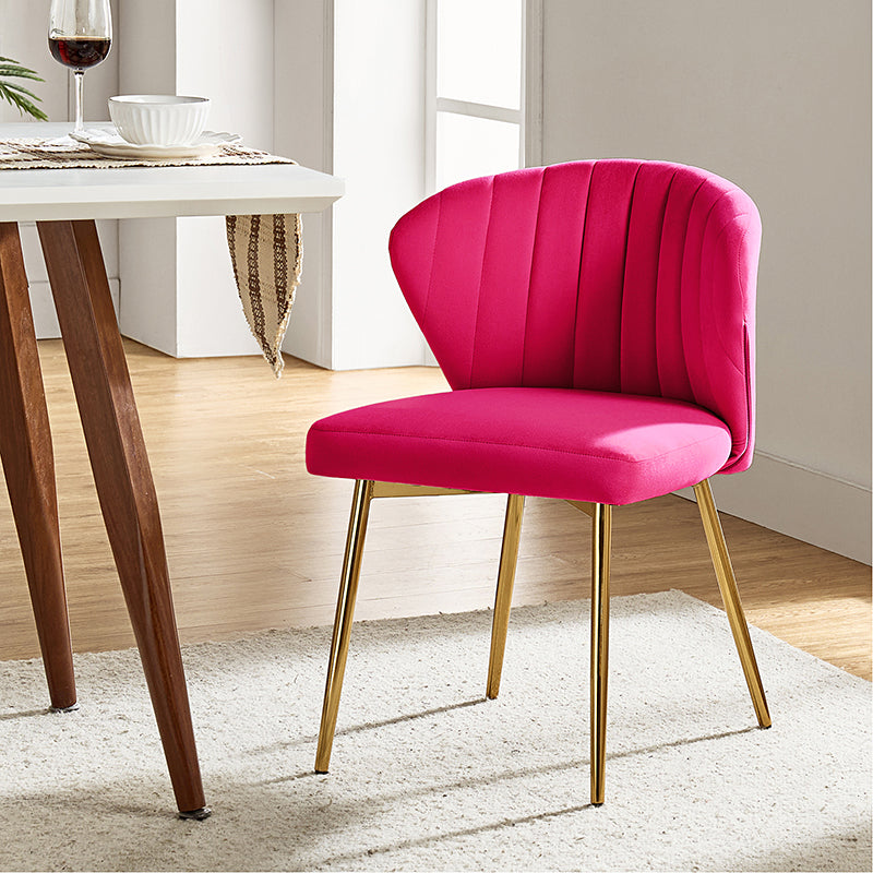 Luxury Aruna Velvet Upholstered Accent Chair - Soft Velvet Fabric, Comfortable Seating for Living Room, Bedroom, or Office - Elegant Home Decor & Stylish Furniture