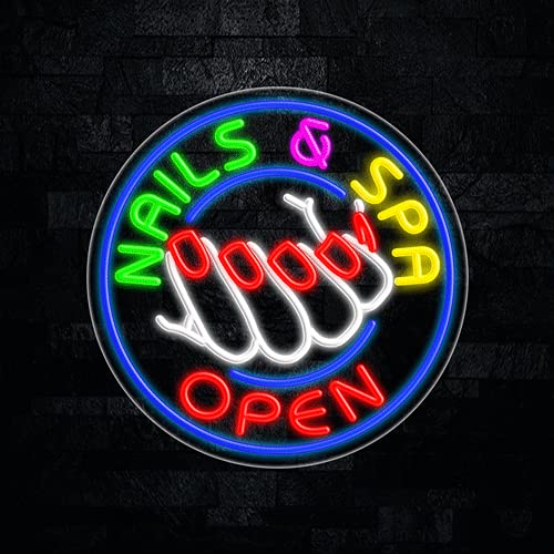 Nails & Spa LED Neon Sign 26