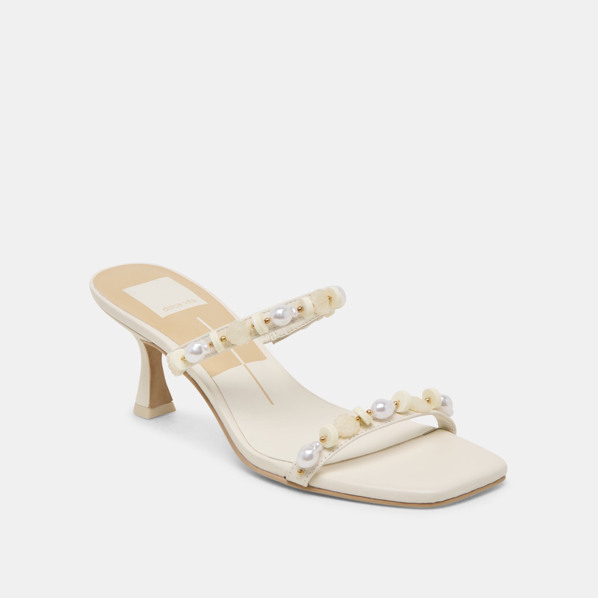 GRASON Women's White Leather High Heels - Elegant Dress Pumps for Work, Party & Special Occasions