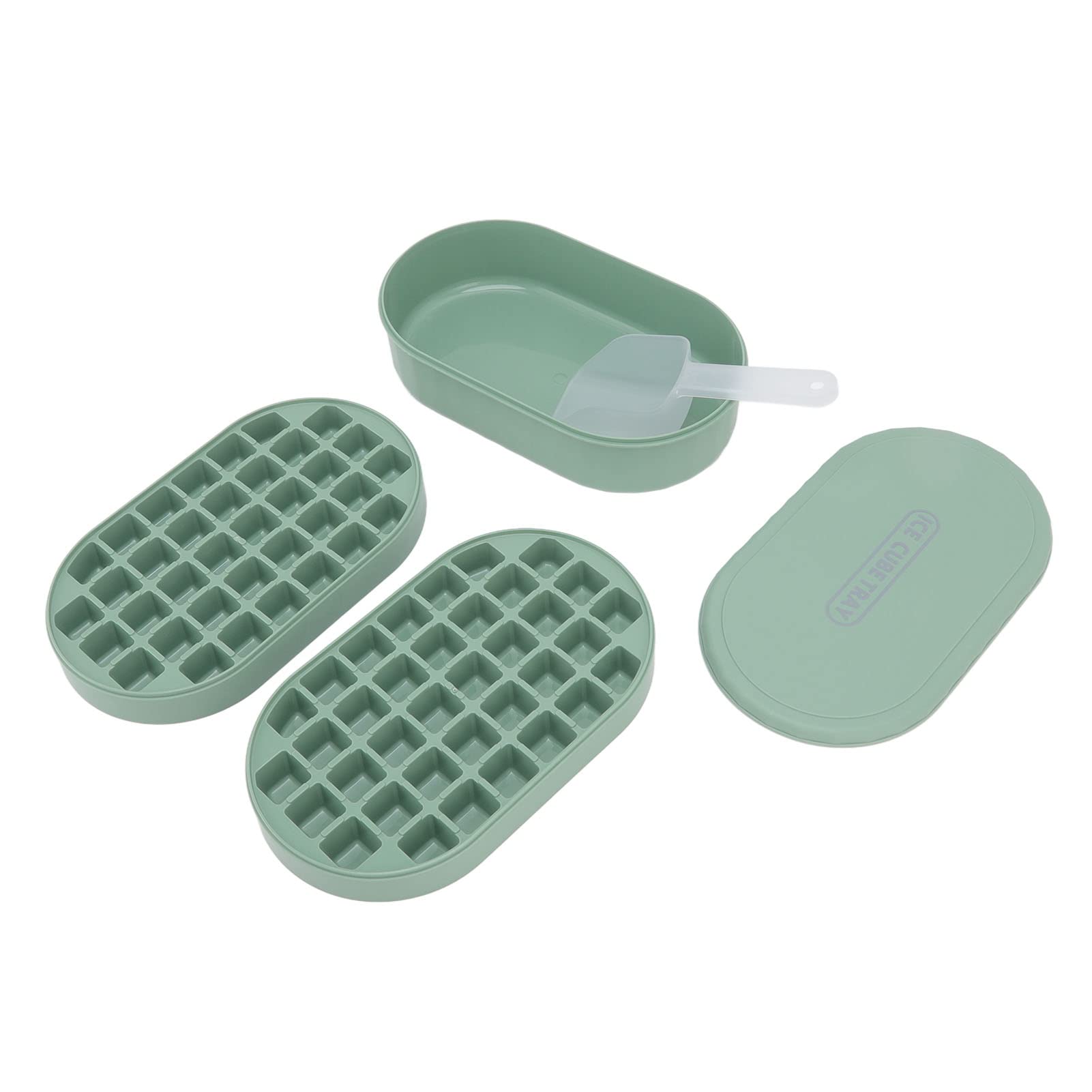 Large Capacity Ice Cube Trays with Lid & Scoop - Premium Ice Ball Maker Mold for Cocktails, Whiskey, Home Bar & Party Supplies - Perfect for Chilling Drinks & Entertaining