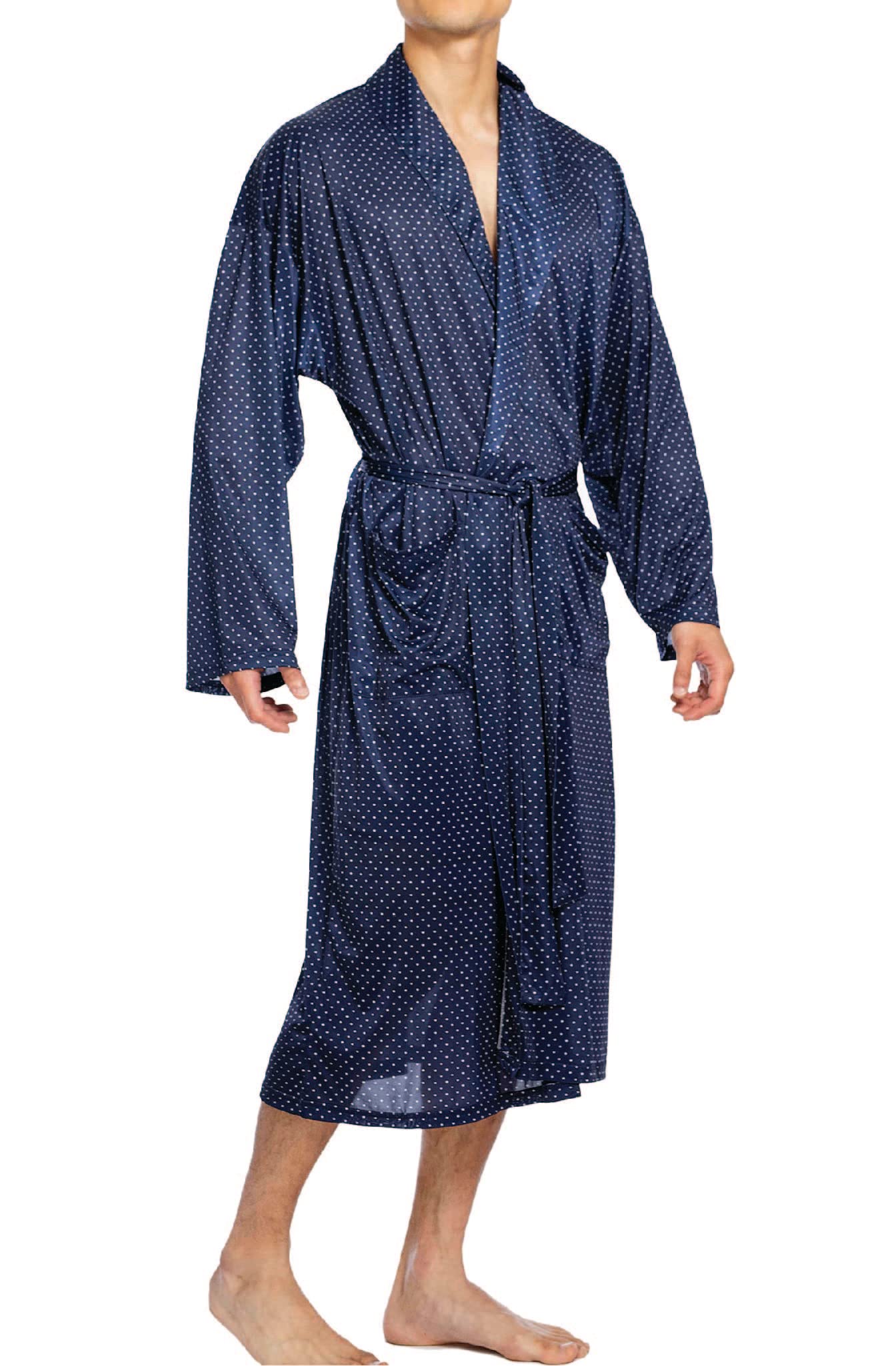 STACY ADAMS Men's Plush Sleep Robe - Soft Fleece Loungewear for Home Relaxation & Comfort