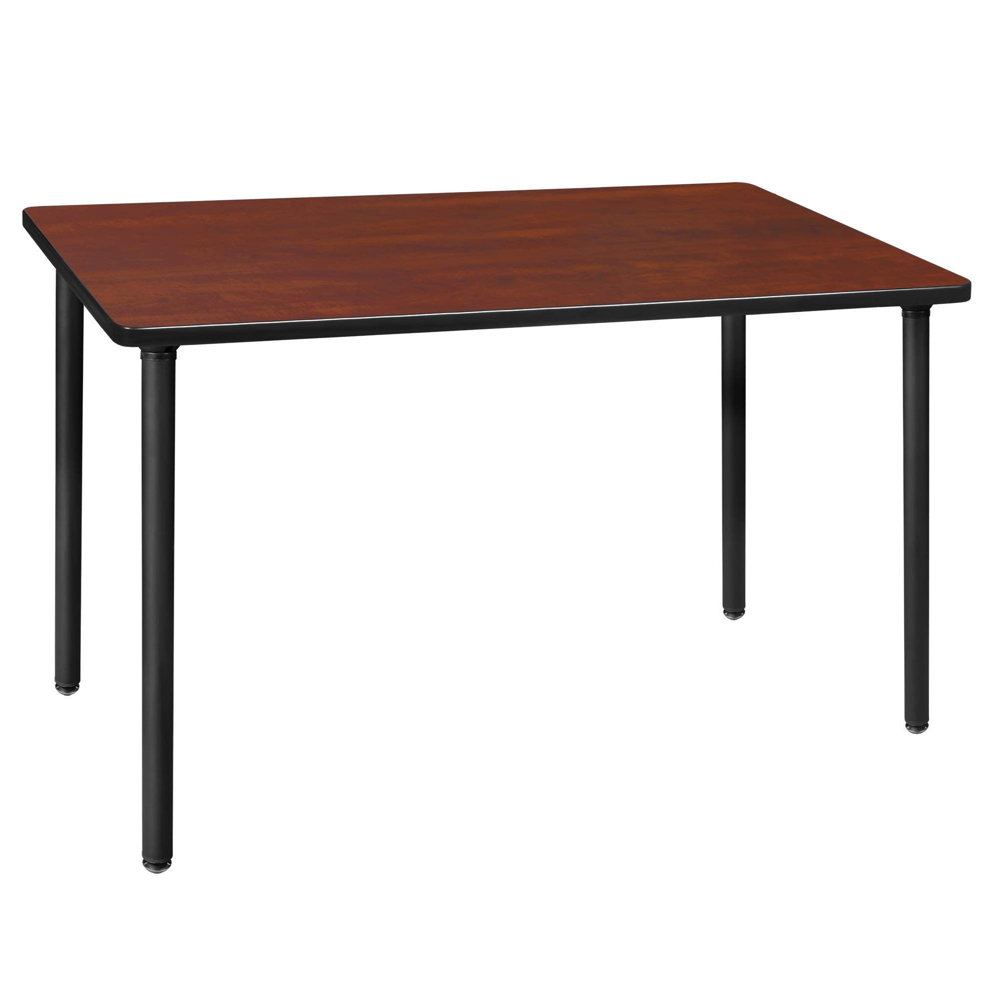 Regency Kee Folding Training Tables - Medium Size Cherry & Black Finish - Portable Folding Table for Meetings, Classrooms, Events & Home Office Use